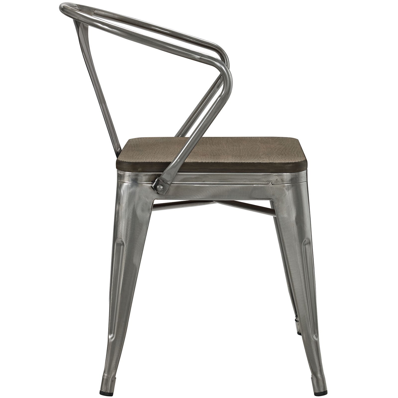 Panora Bamboo Dining Chair Gunmetal