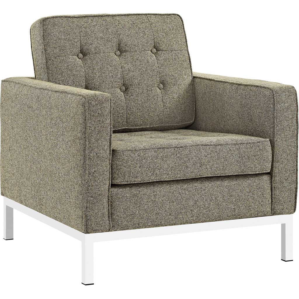 Lyte Fabric Armchair Oatmeal
