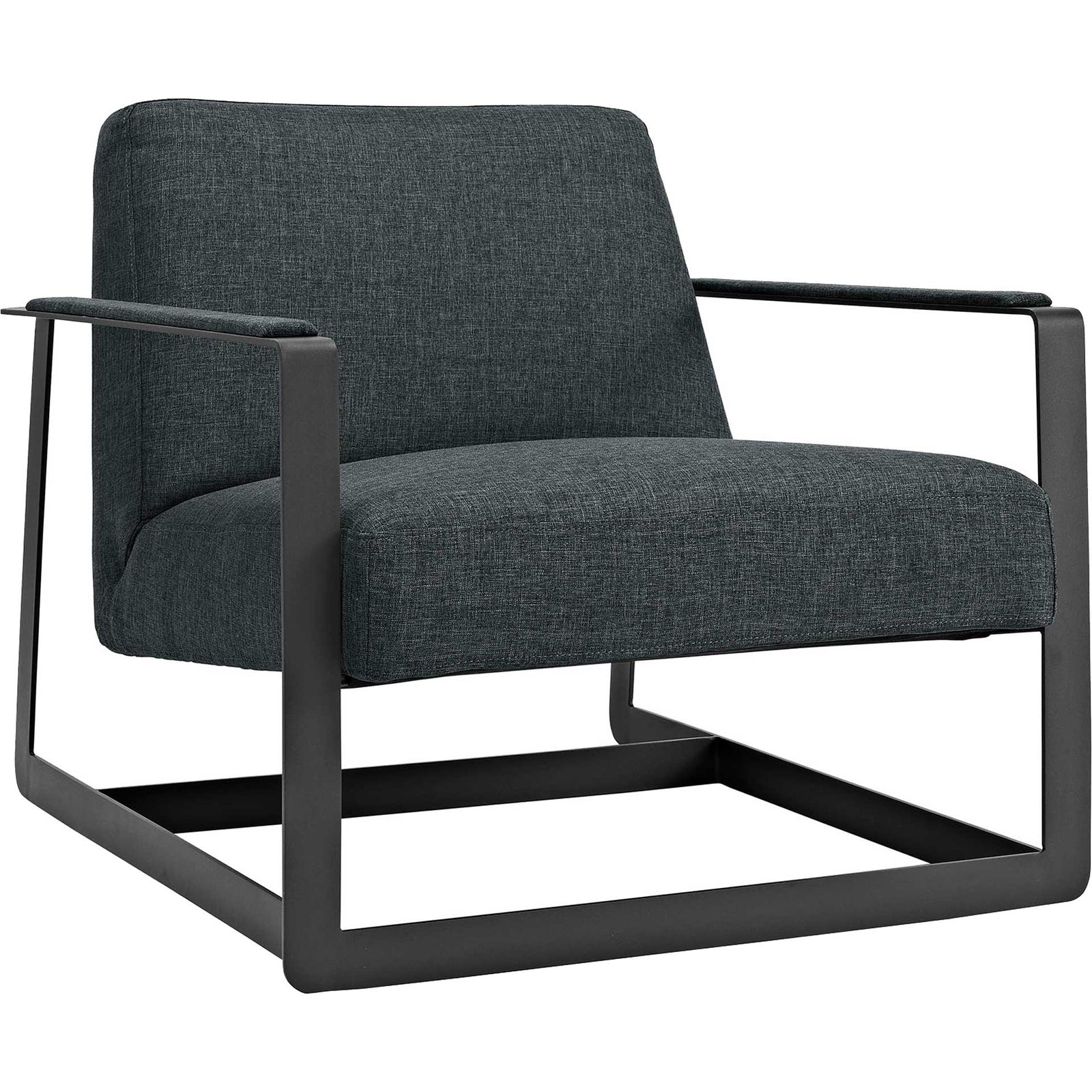 Spirit Upholstered Fabric Accent Chair Gray