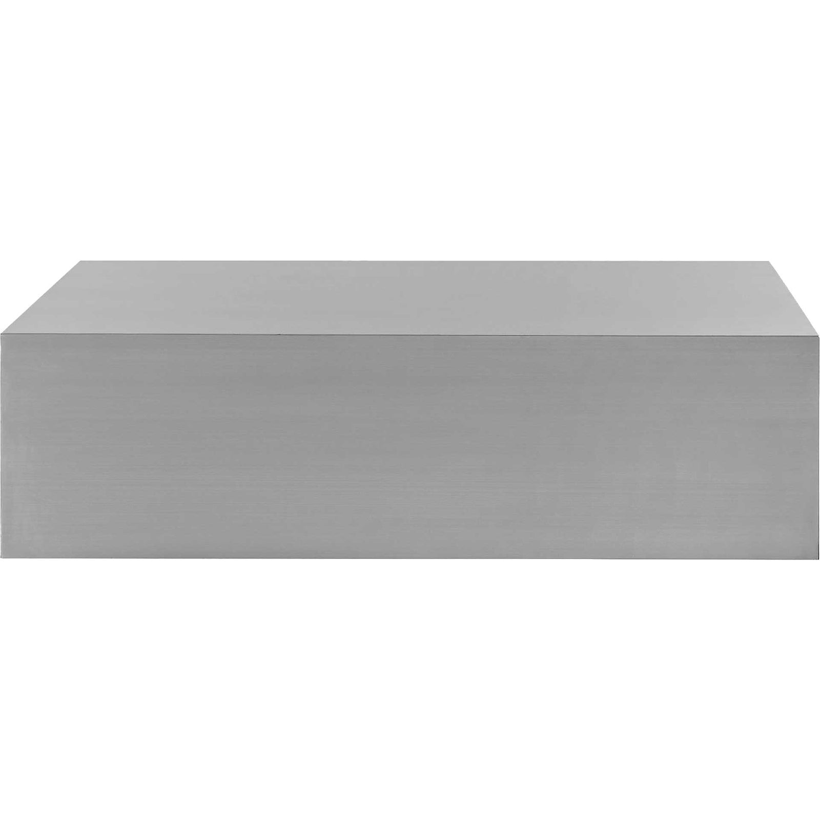 Cabin Stainless Steel Coffee Table Silver