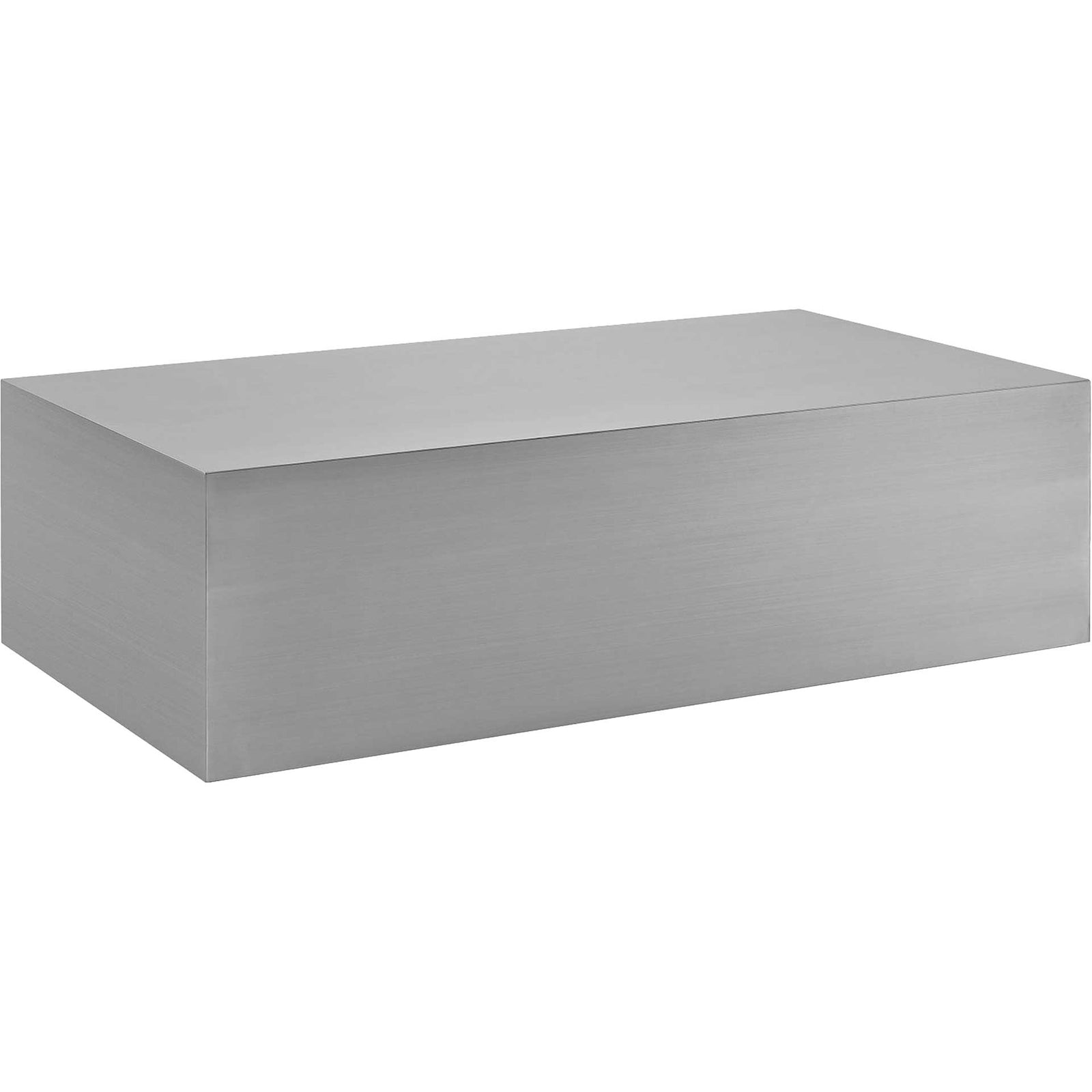 Cabin Stainless Steel Coffee Table Silver