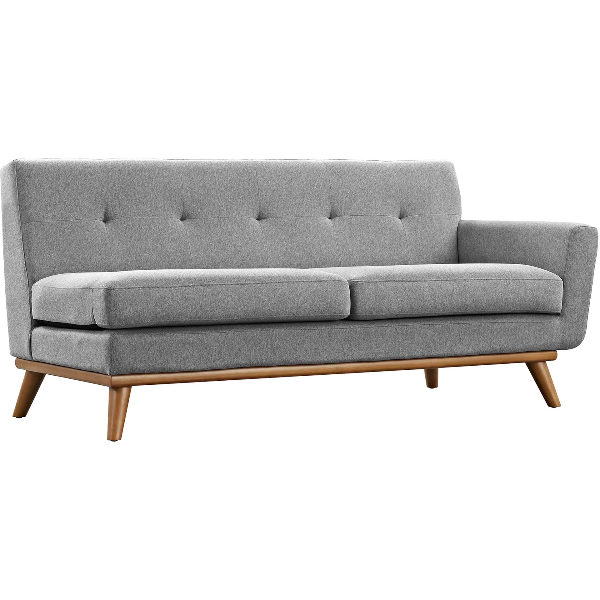 Emory L-Shaped Sectional Sofa Expectation Gray
