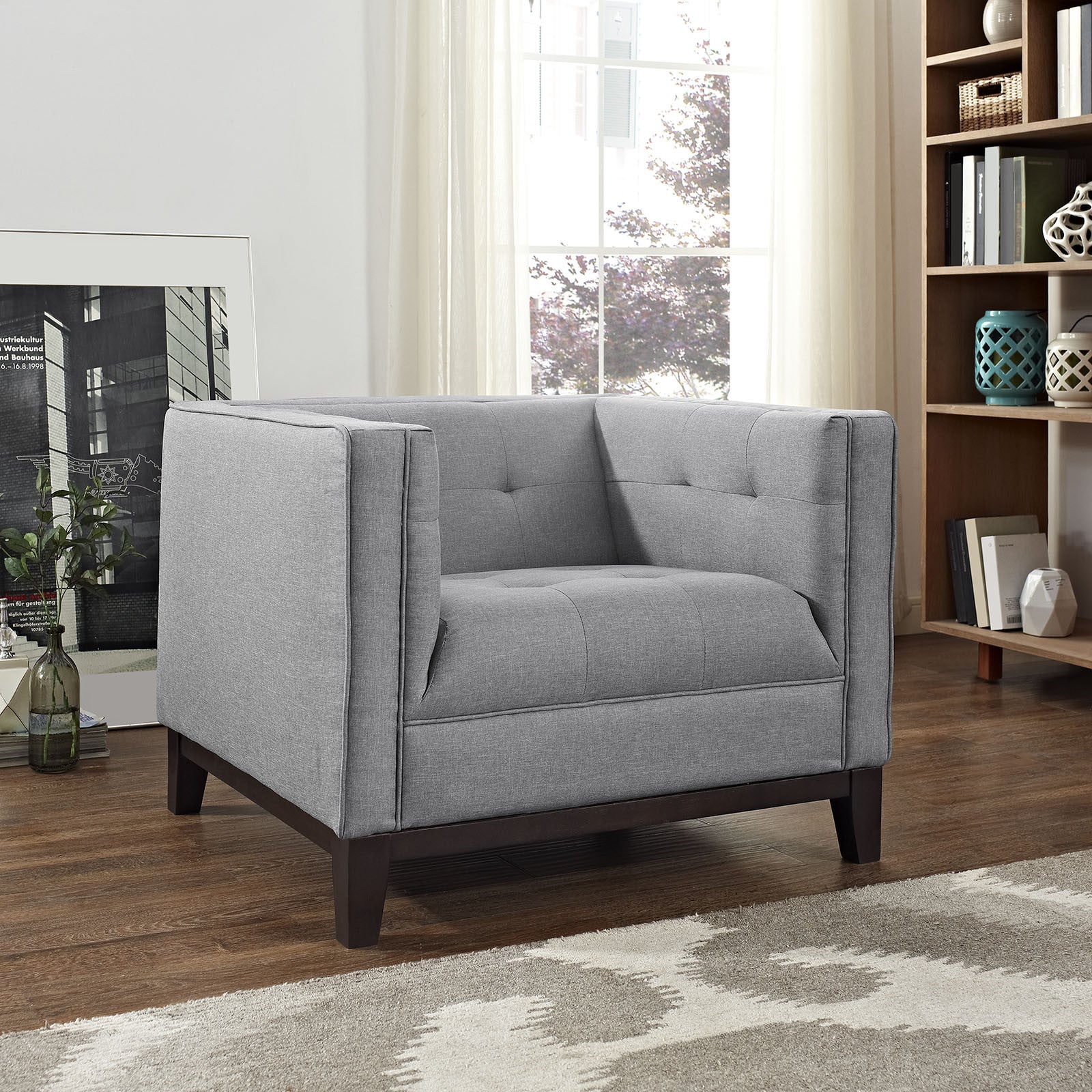 Sherwood Armchair Light Gray