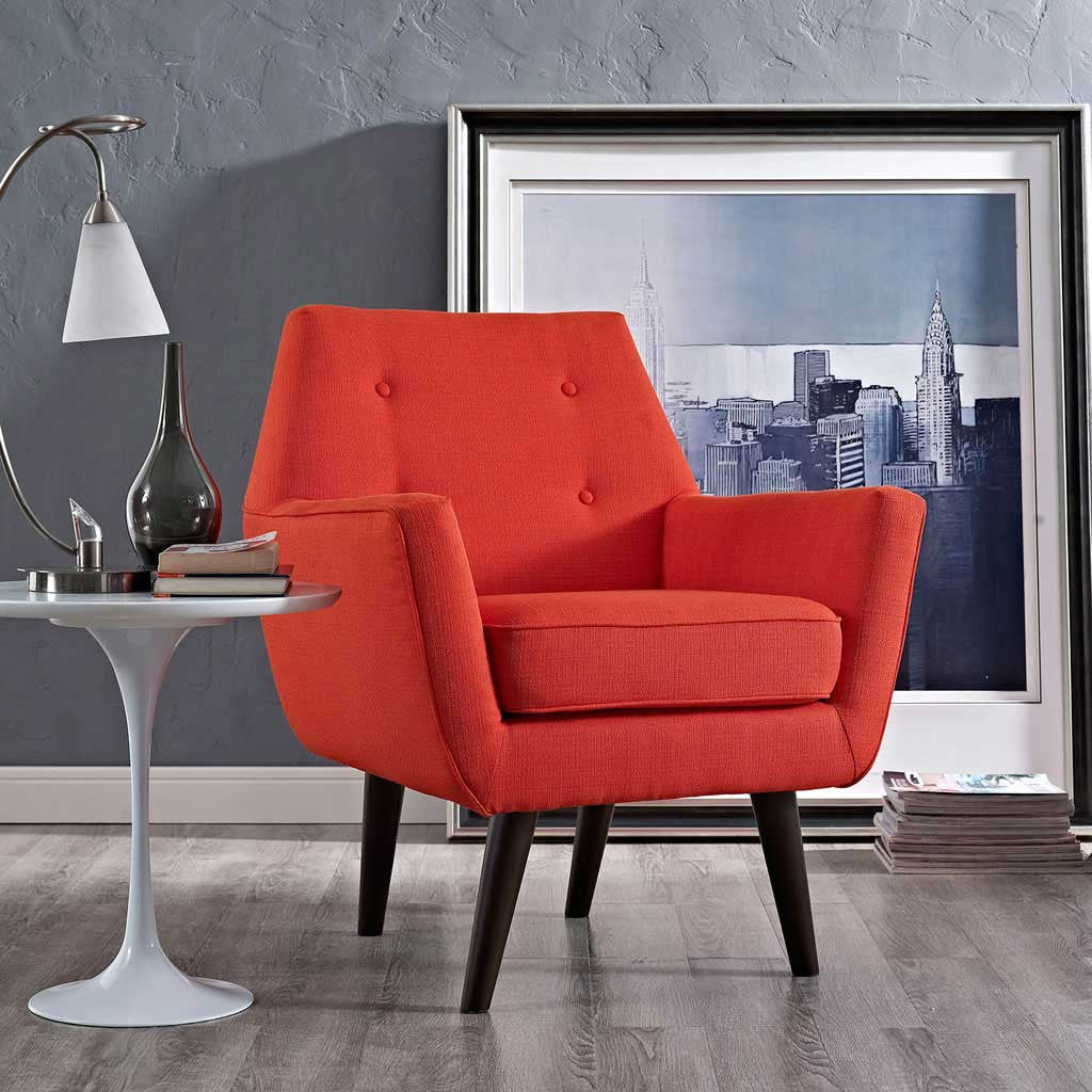 Posterity Armchair Atomic Red