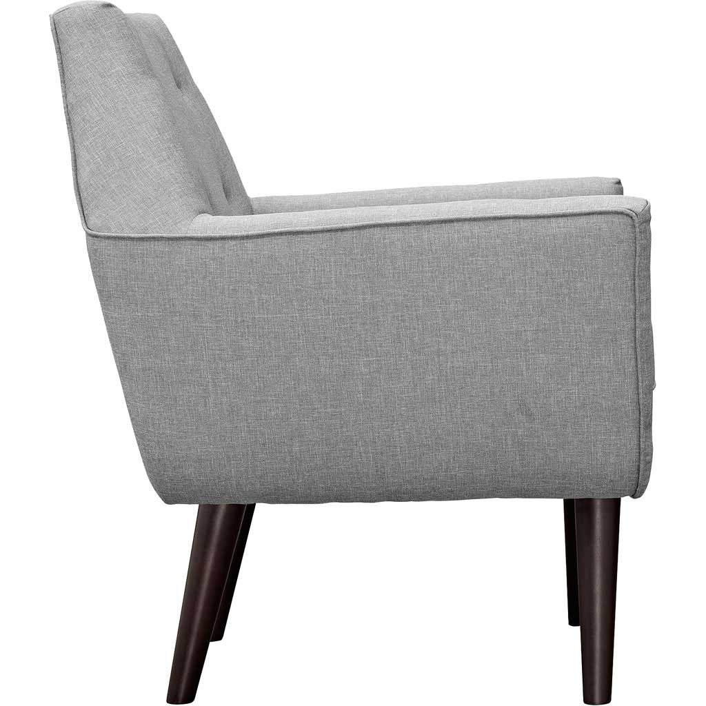 Posterity Armchair Light Gray