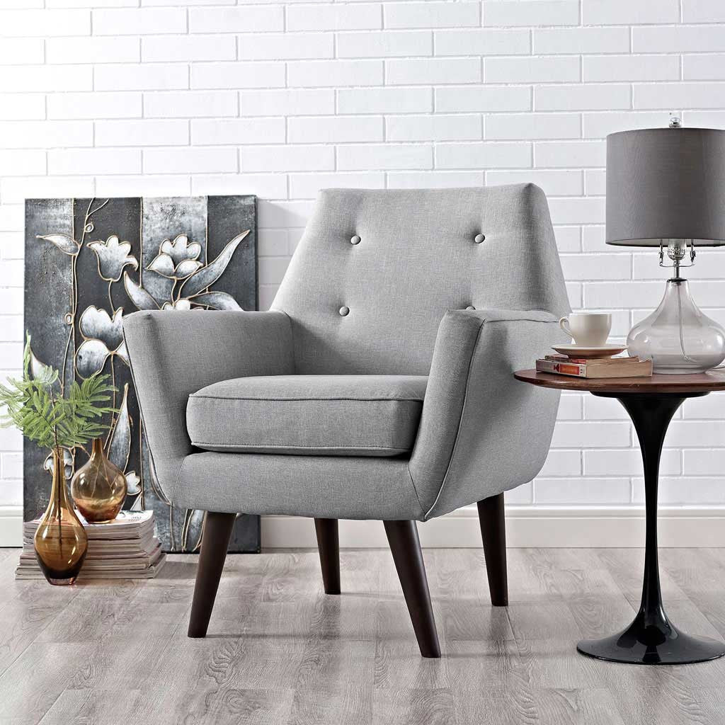 Posterity Armchair Light Gray