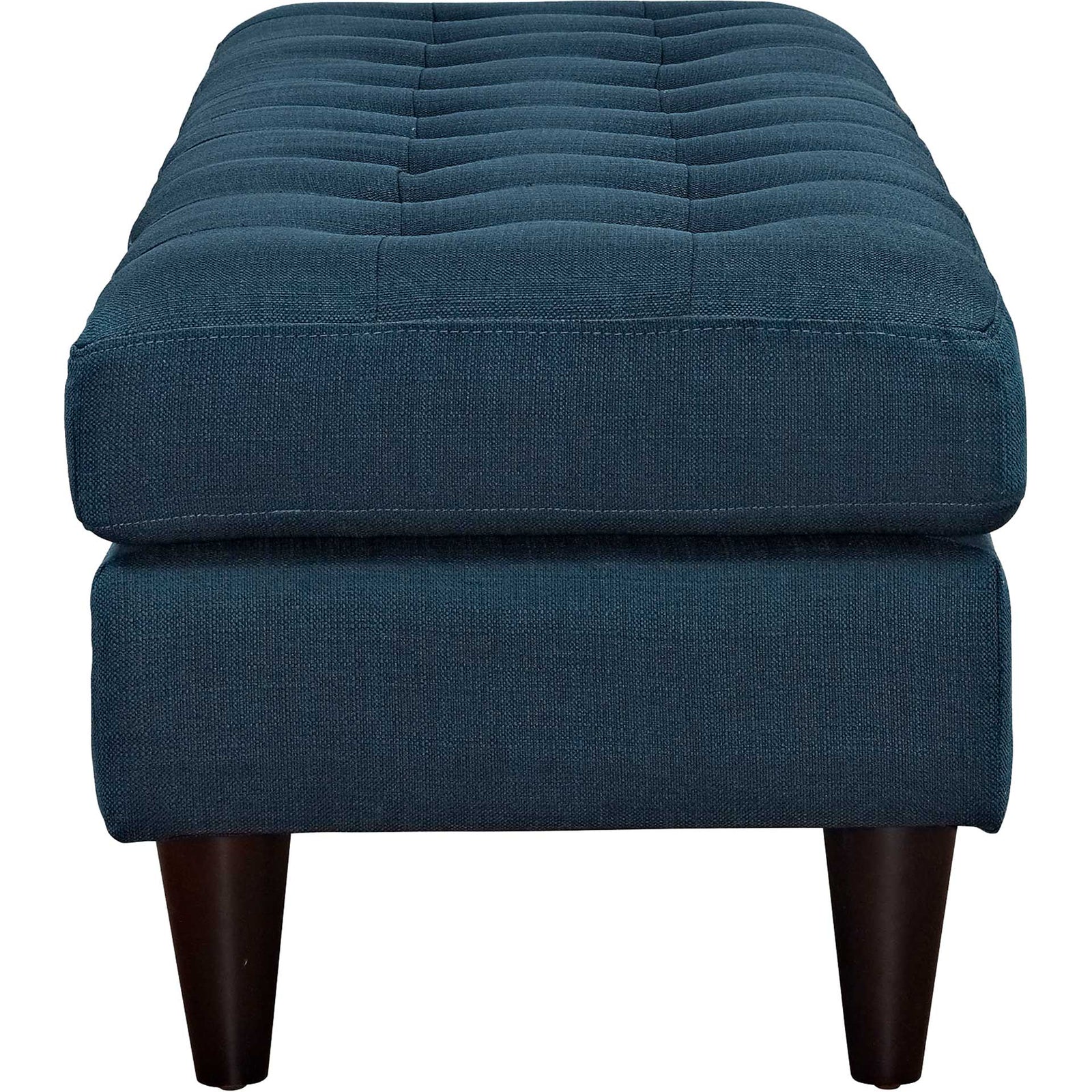 Era Upholstered Fabric Bench Azure