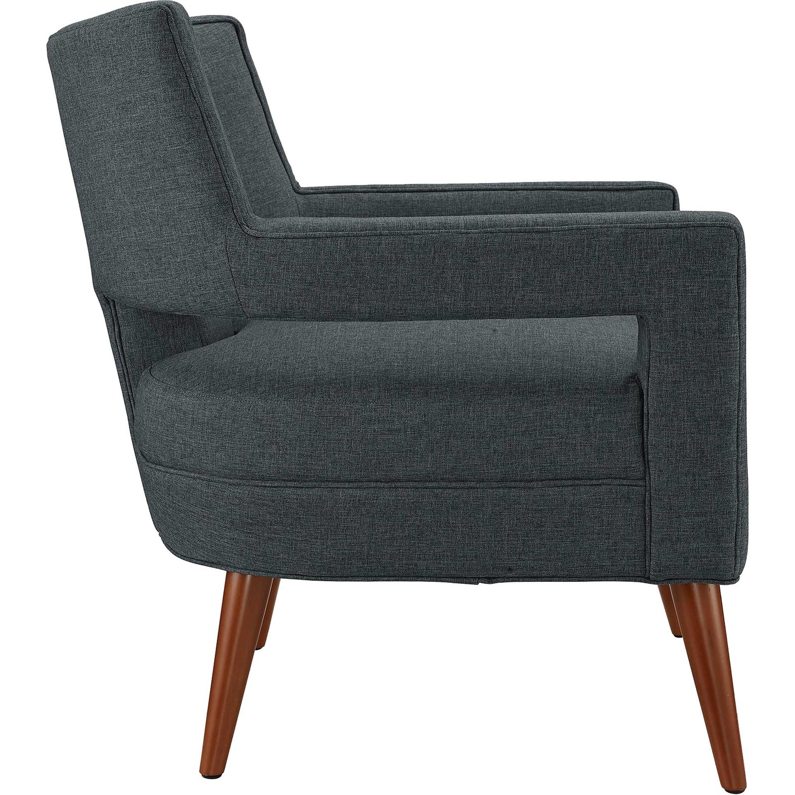 Stanley Upholstered Fabric Armchair Gray