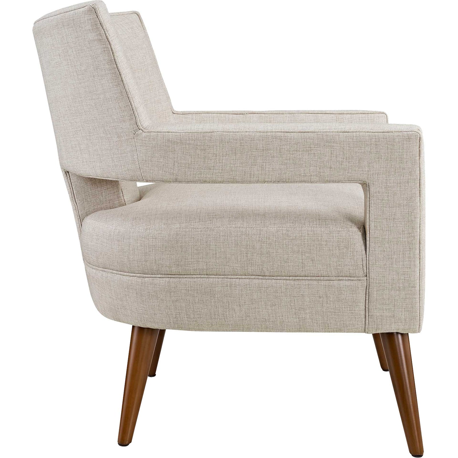 Stanley Upholstered Fabric Armchair Sand