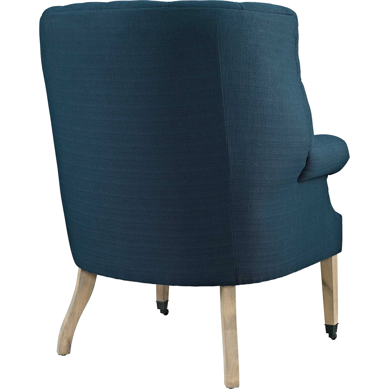Camron Upholstered Fabric Lounge Chair Azure
