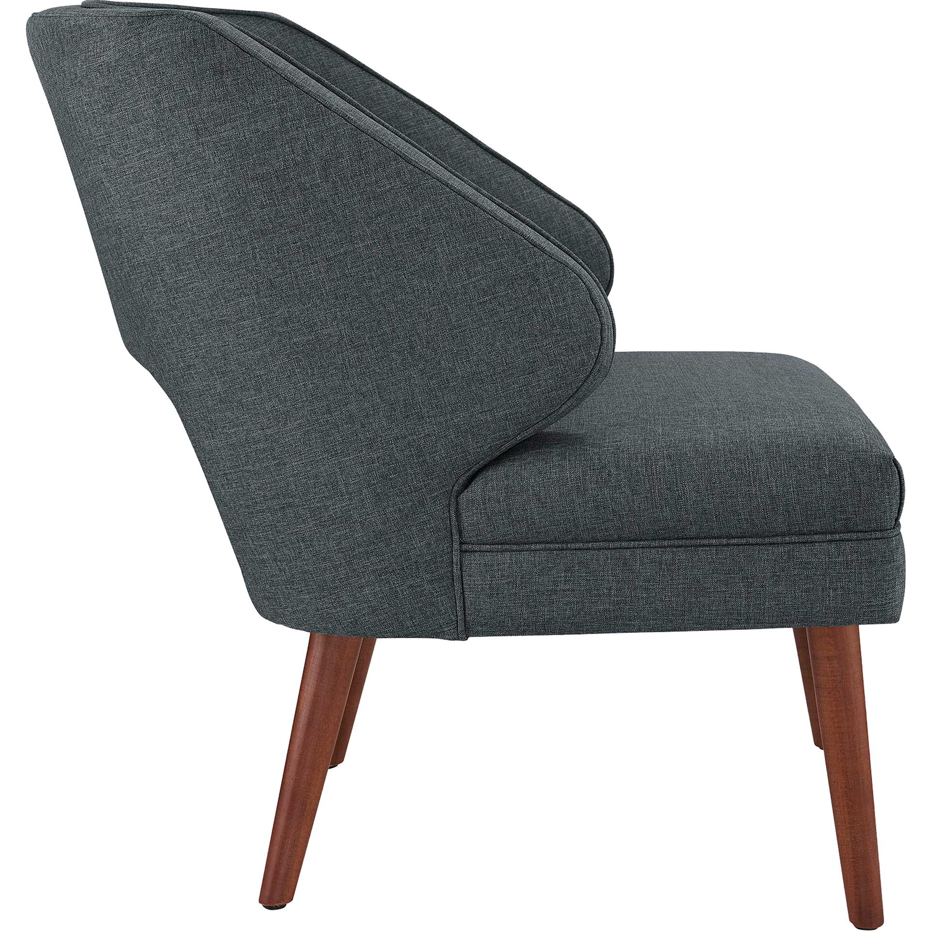 Dawson Upholstered Fabric Armchair Gray