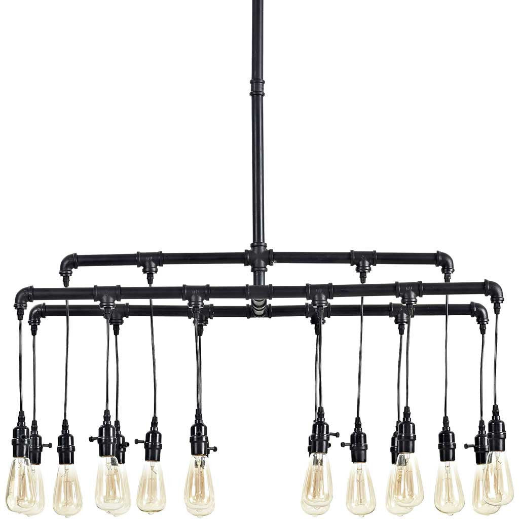 Foxfire Ceiling Fixture Brown