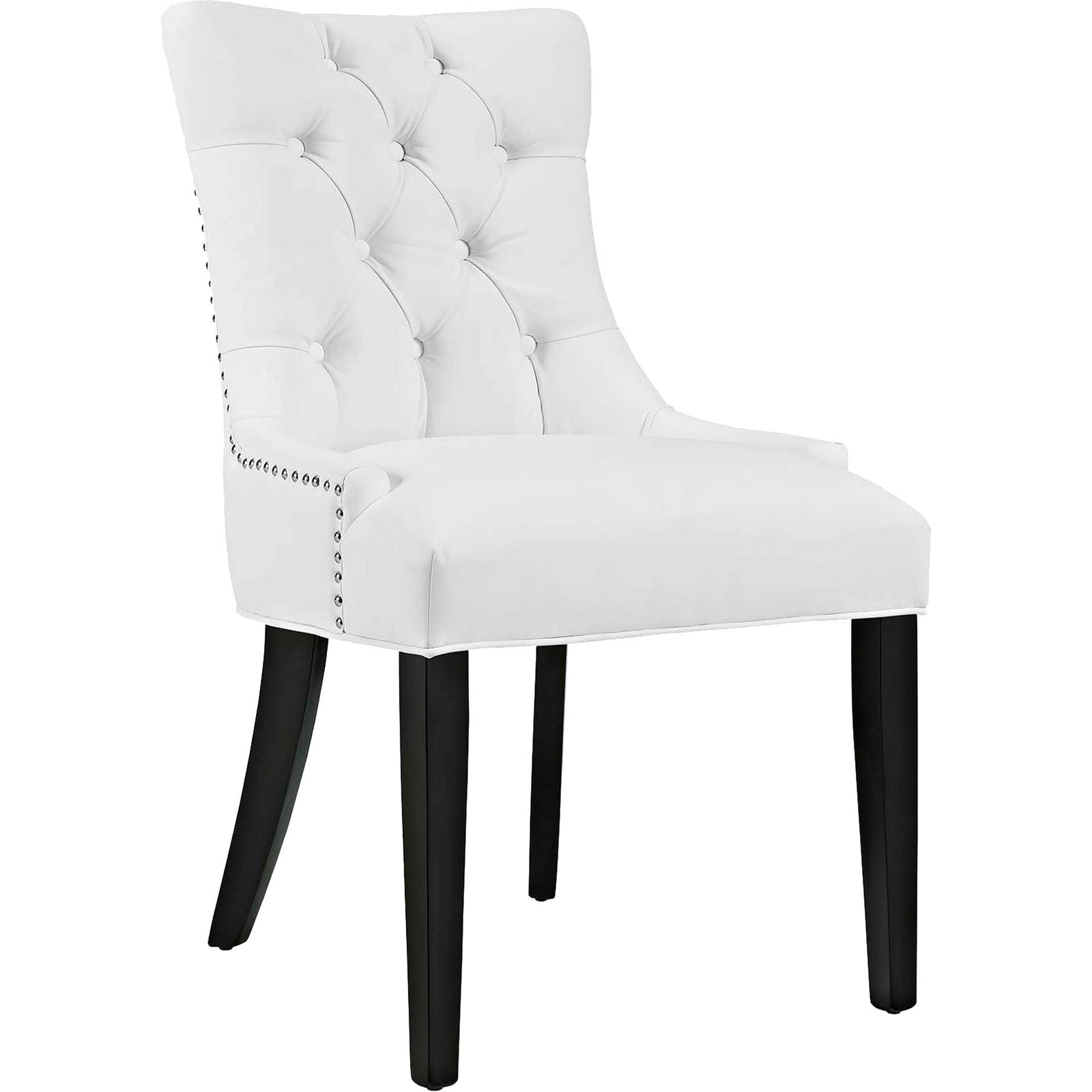 Riley Vinyl Dining Chair White