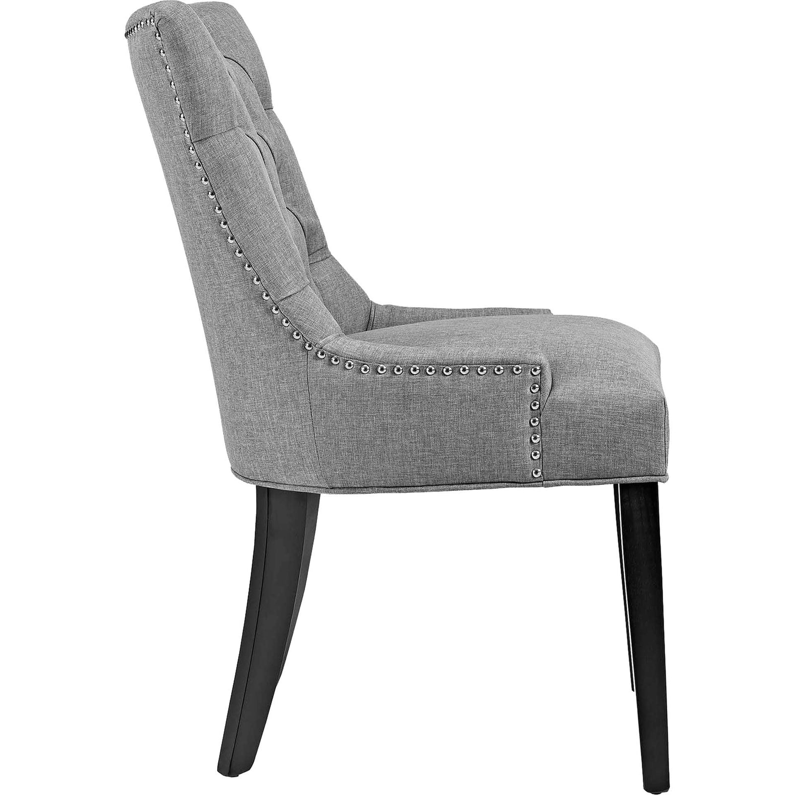 Riley Fabric Dining Chair Light Gray