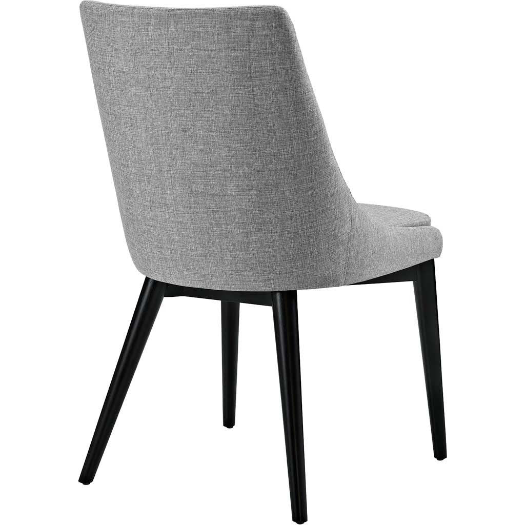 Victoria Fabric Dining Chair Light Gray