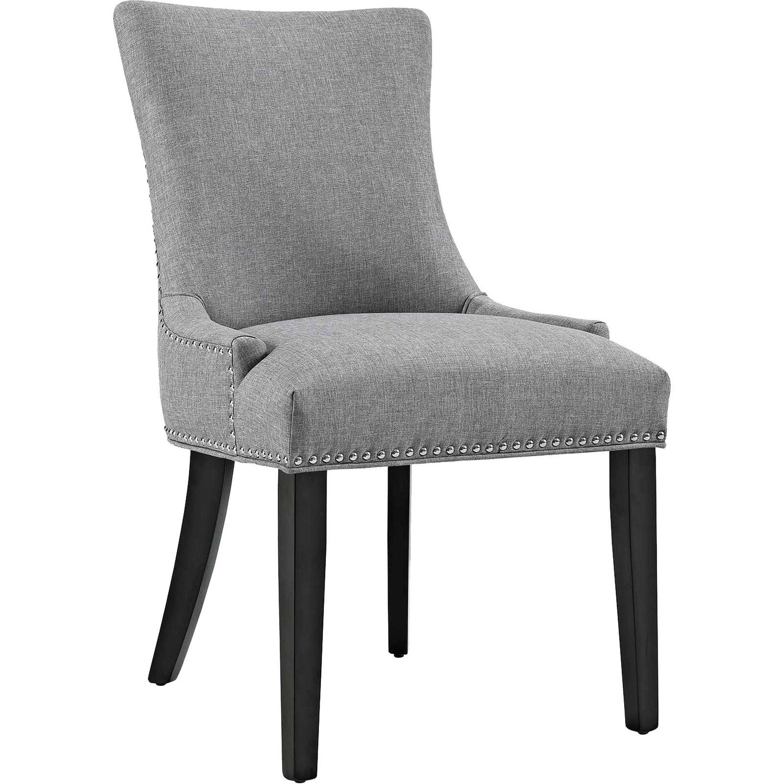 Madison Fabric Dining Chair Light Gray