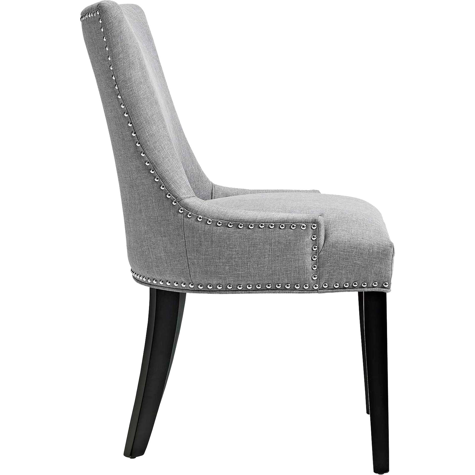 Madison Fabric Dining Chair Light Gray