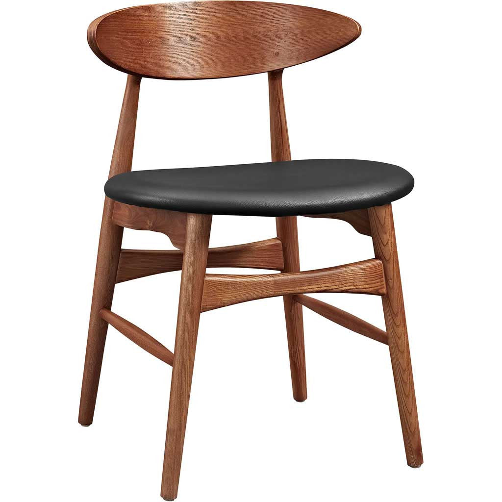 Esteem Dining Chair Walnut/Black