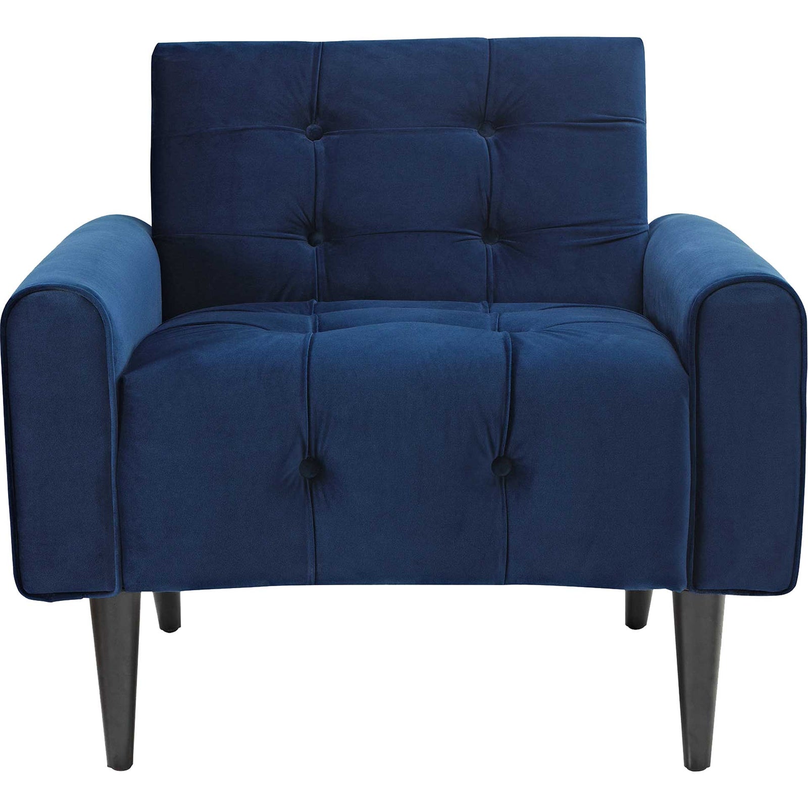 Davis Velvet Armchair Navy