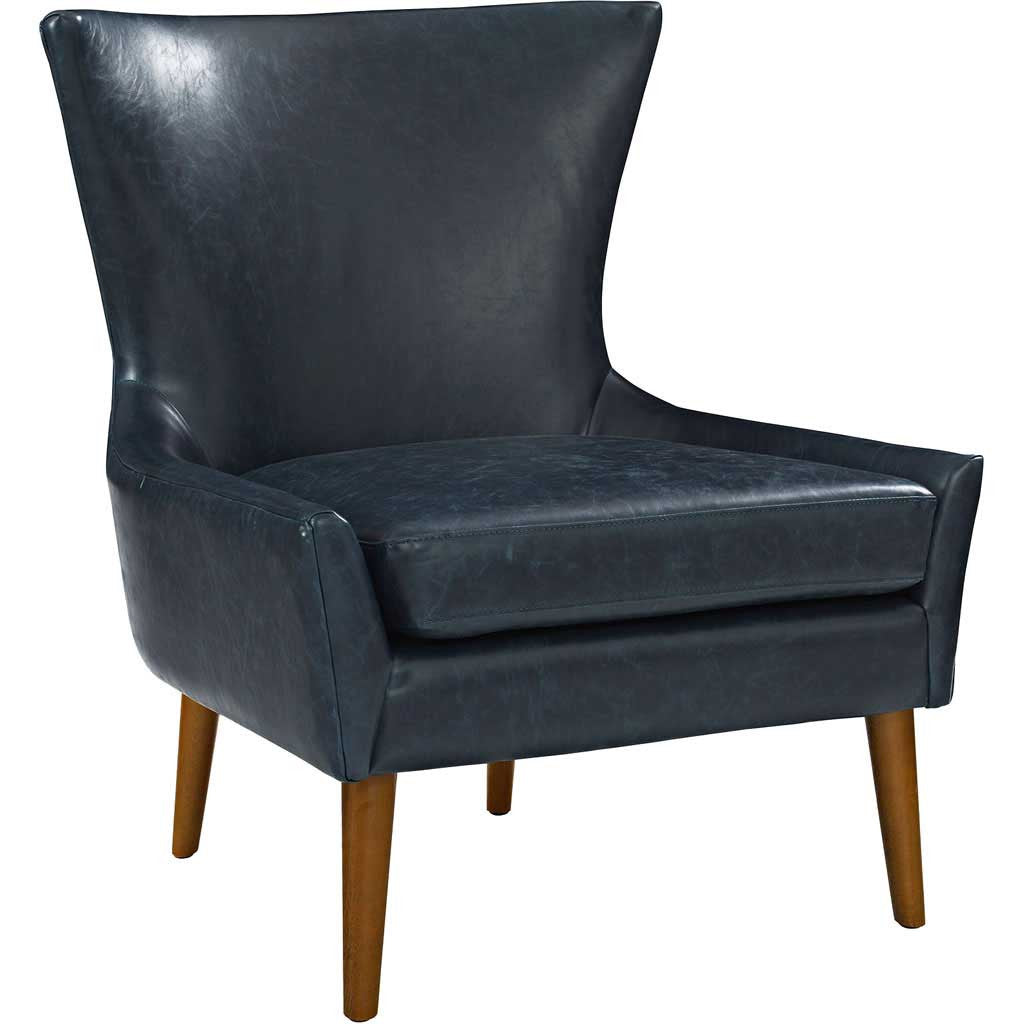 Kessel Vinyl Armchair Blue