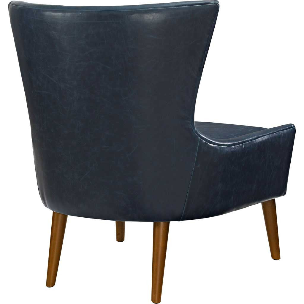 Kessel Vinyl Armchair Blue