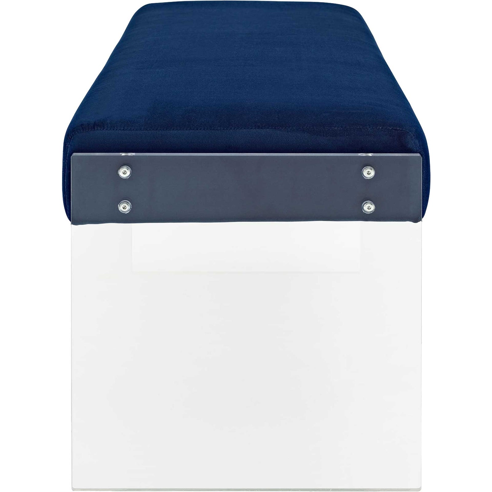 Rome Velvet Bench Navy
