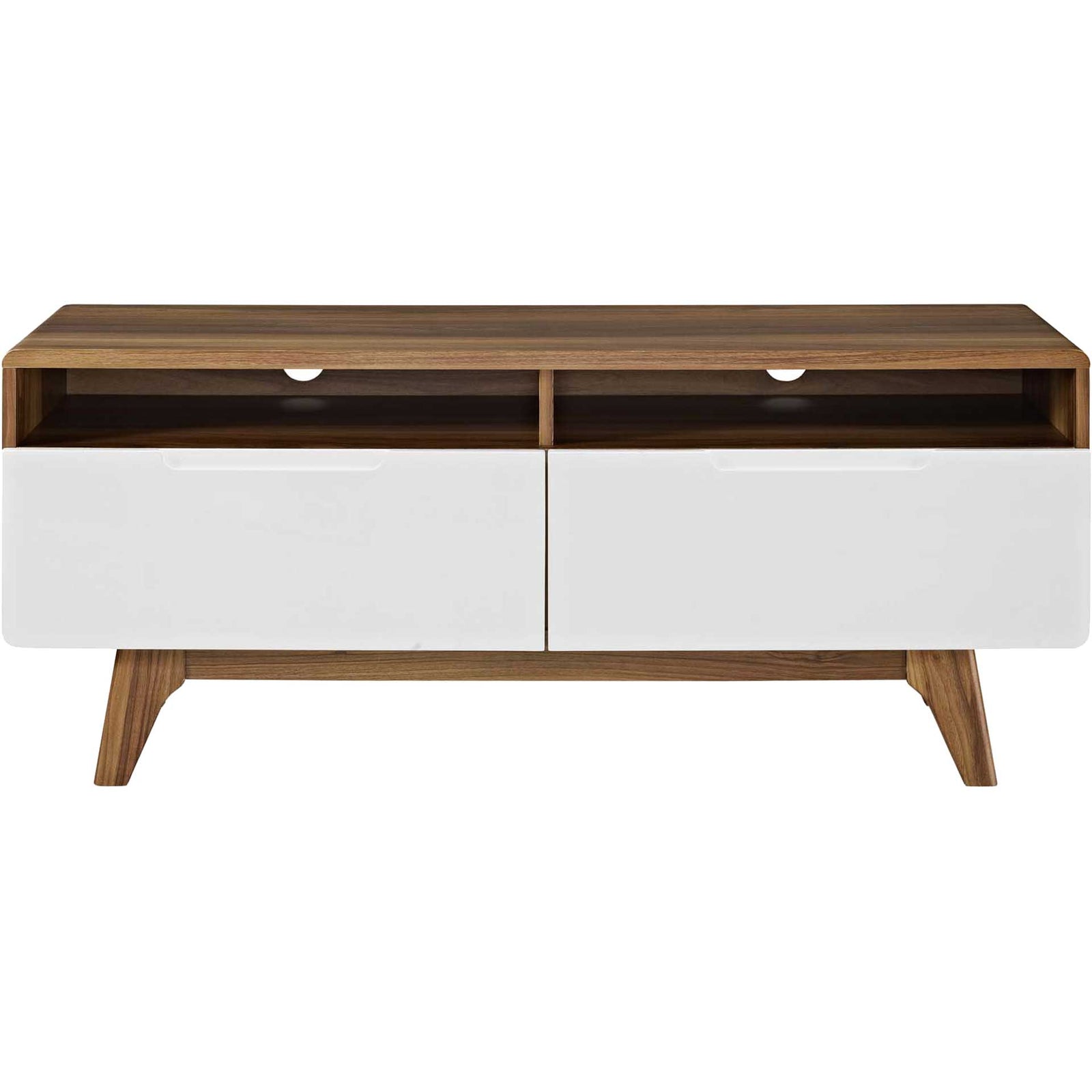 Orion TV Stand Walnut/White