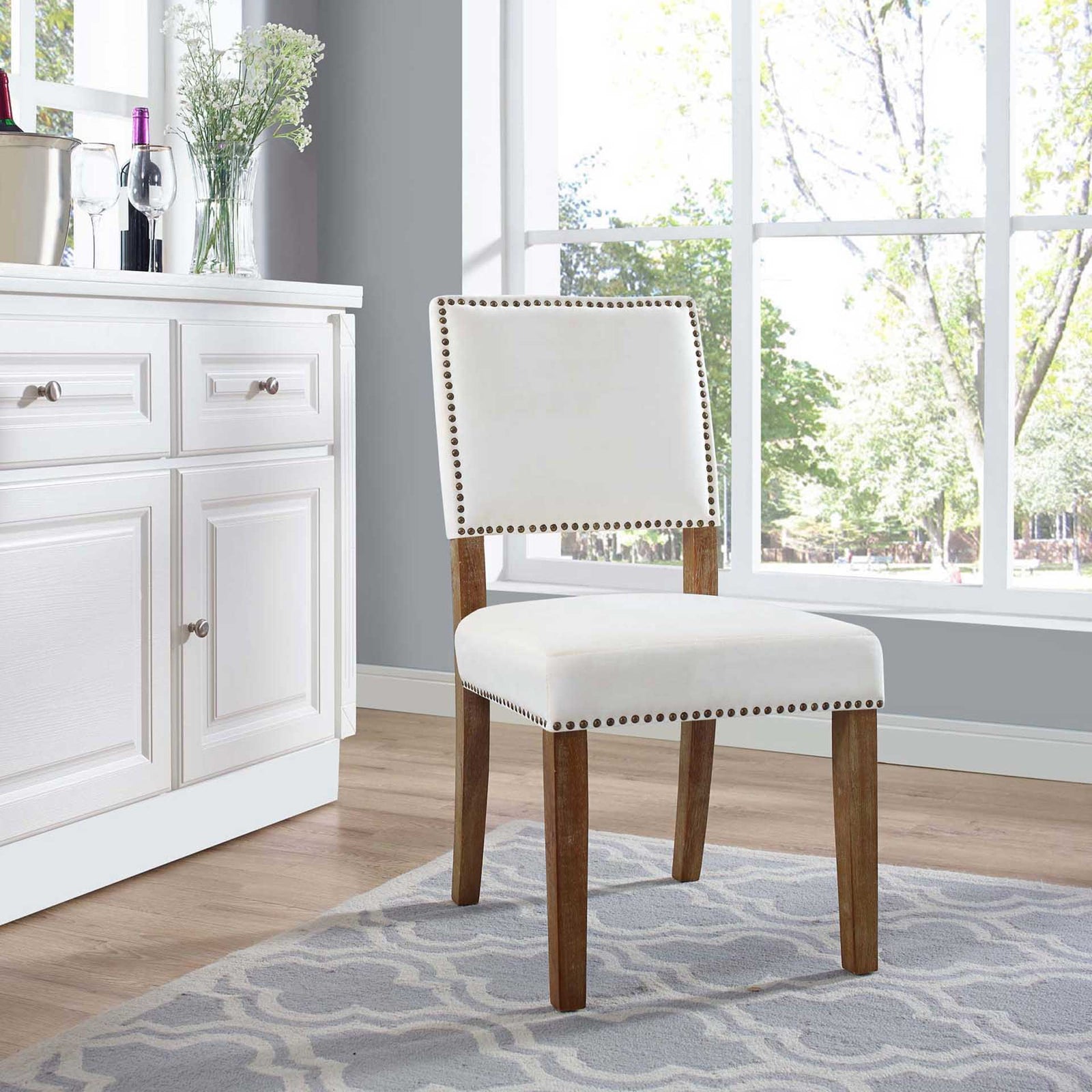 Orwen Wood Dining Chair Ivory