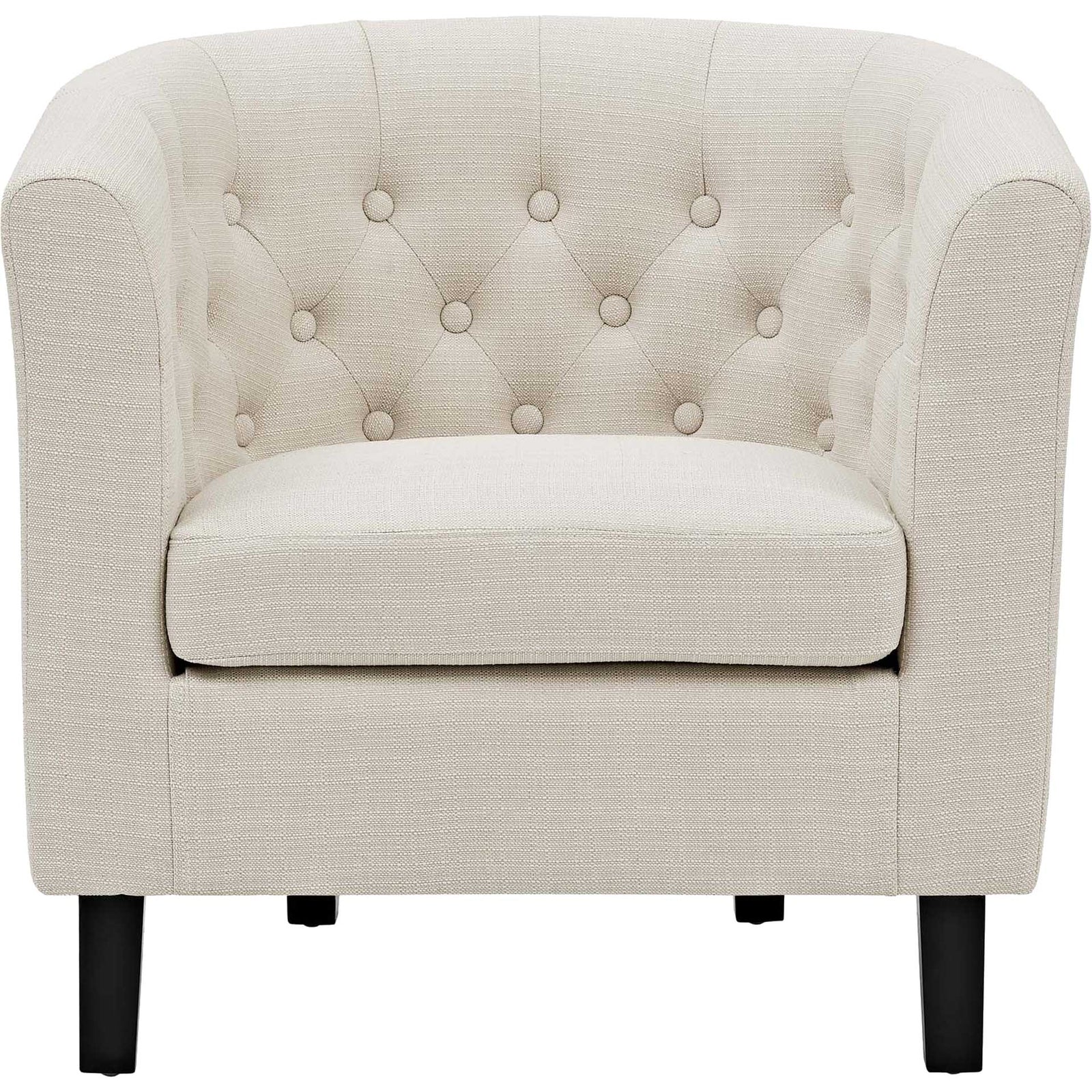 Paloma Upholstered Fabric Armchair Beige