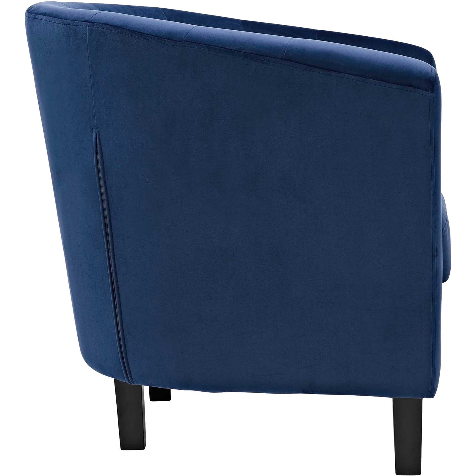 Paloma Upholstered Velvet Armchair Navy