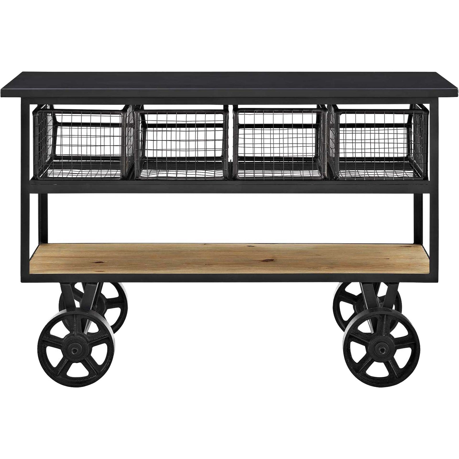 Faith Serving Stand Brown