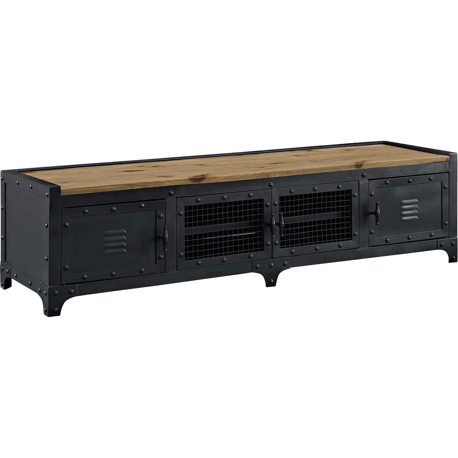 Deshka 63" TV Stand Black