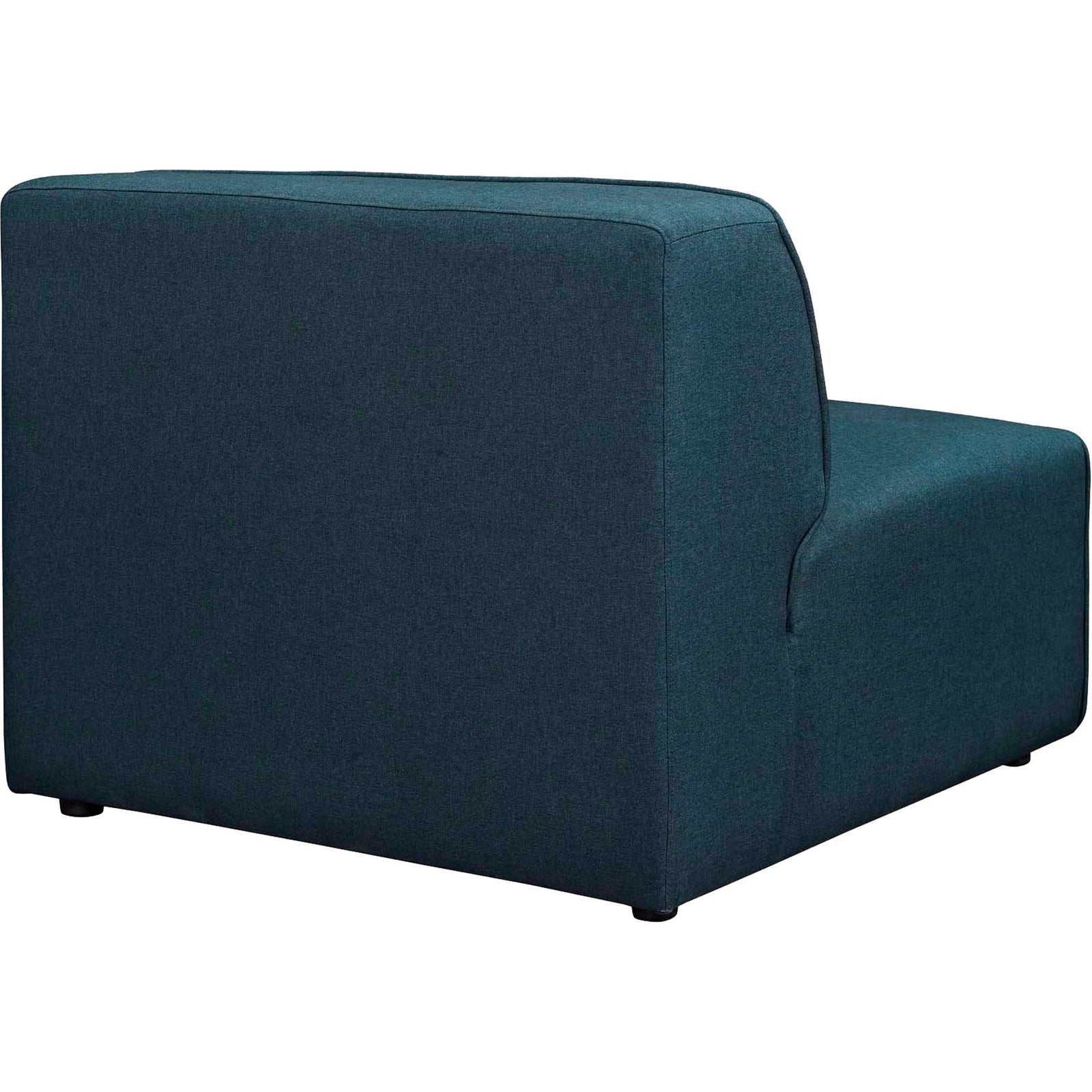 Maisie Fabric Armless Chair Blue