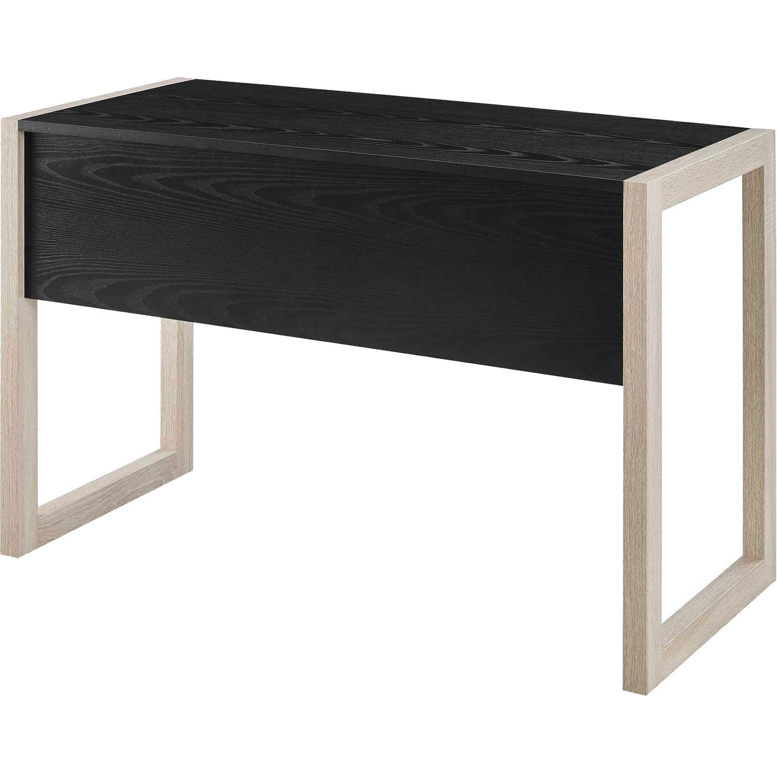 Bella Wood Writing Desk Natural Black