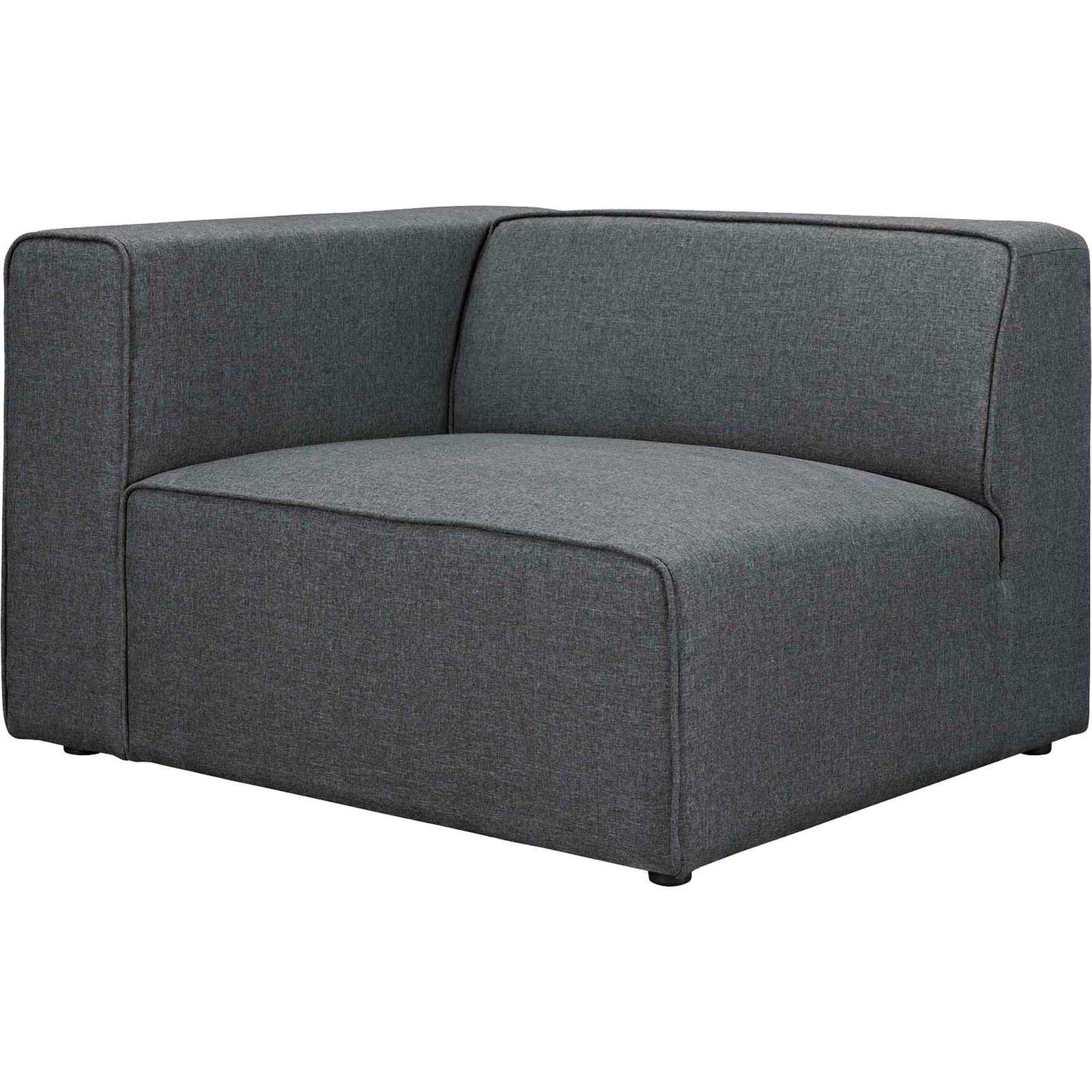 Maisie 7 Piece Corner Sectional Sofa Gray