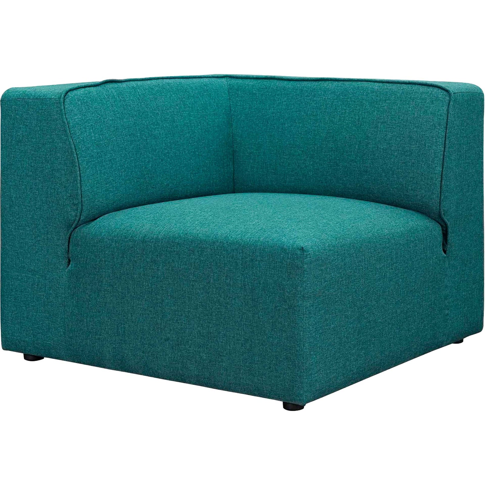Maisie 5 Piece Armless Corner Sectional Sofa Teal