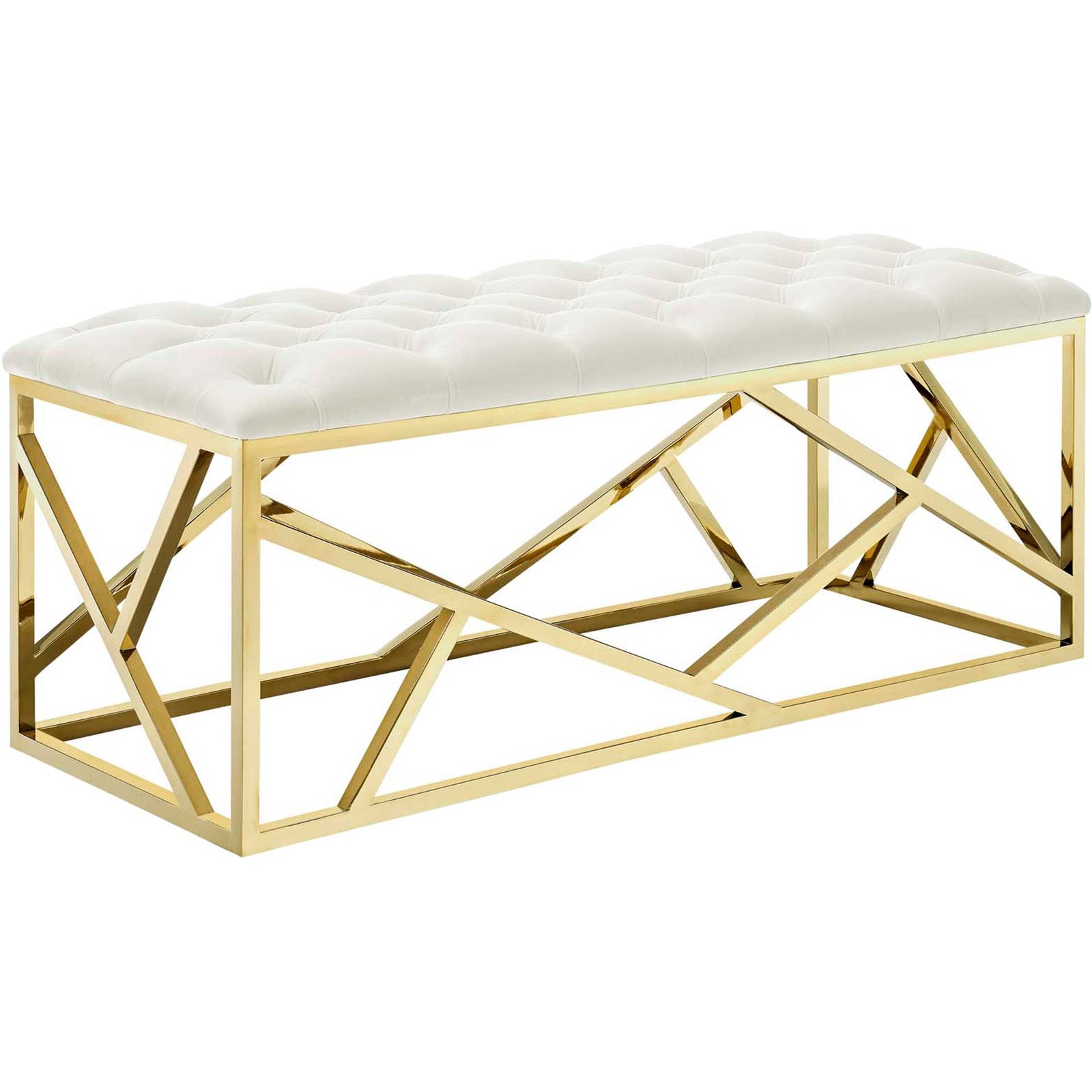 Ismael Bench Gold/Ivory