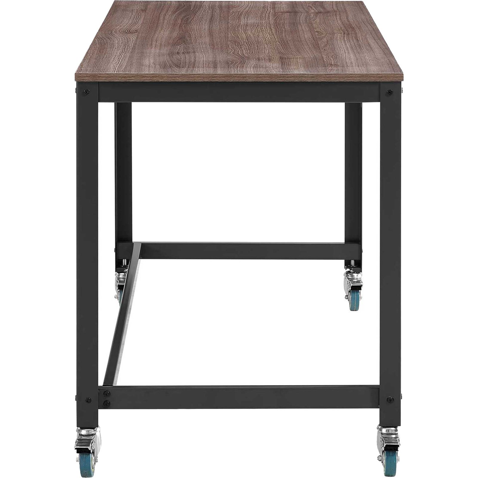 Ventura Computer Office Desk Gray/Walnut