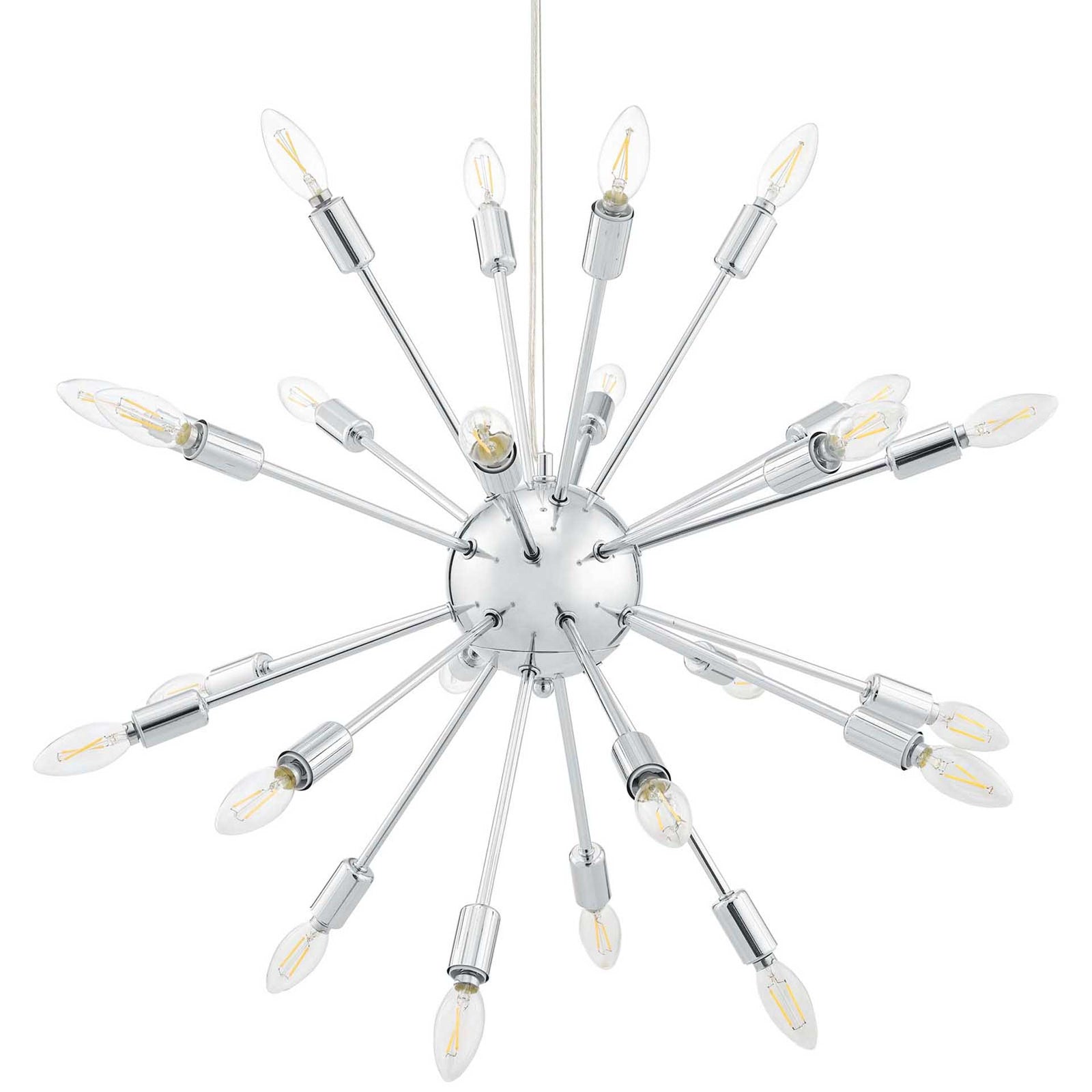 Gama Metal Chandelier Silver