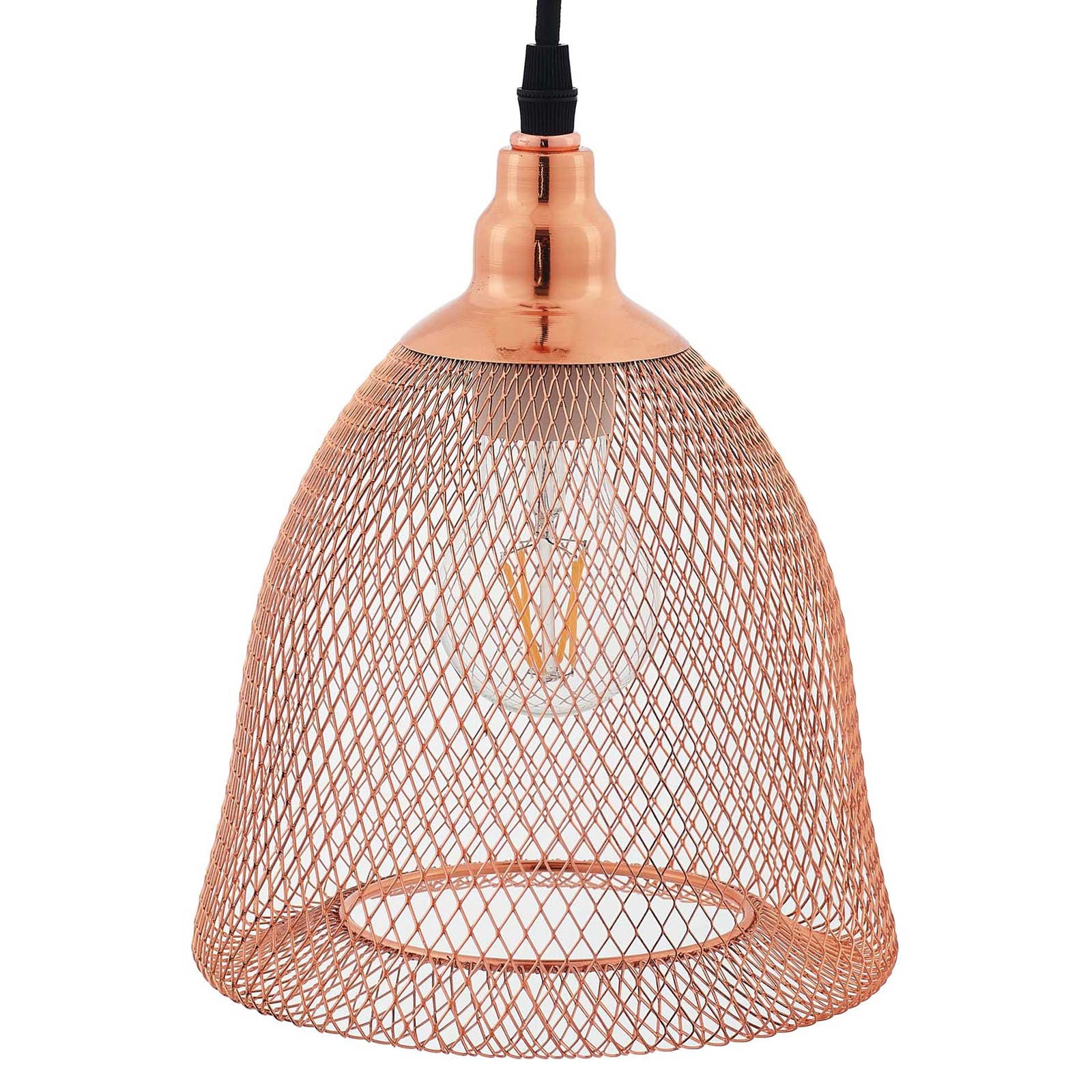 Gale Bell-Shaped Pendant Light Rose Gold