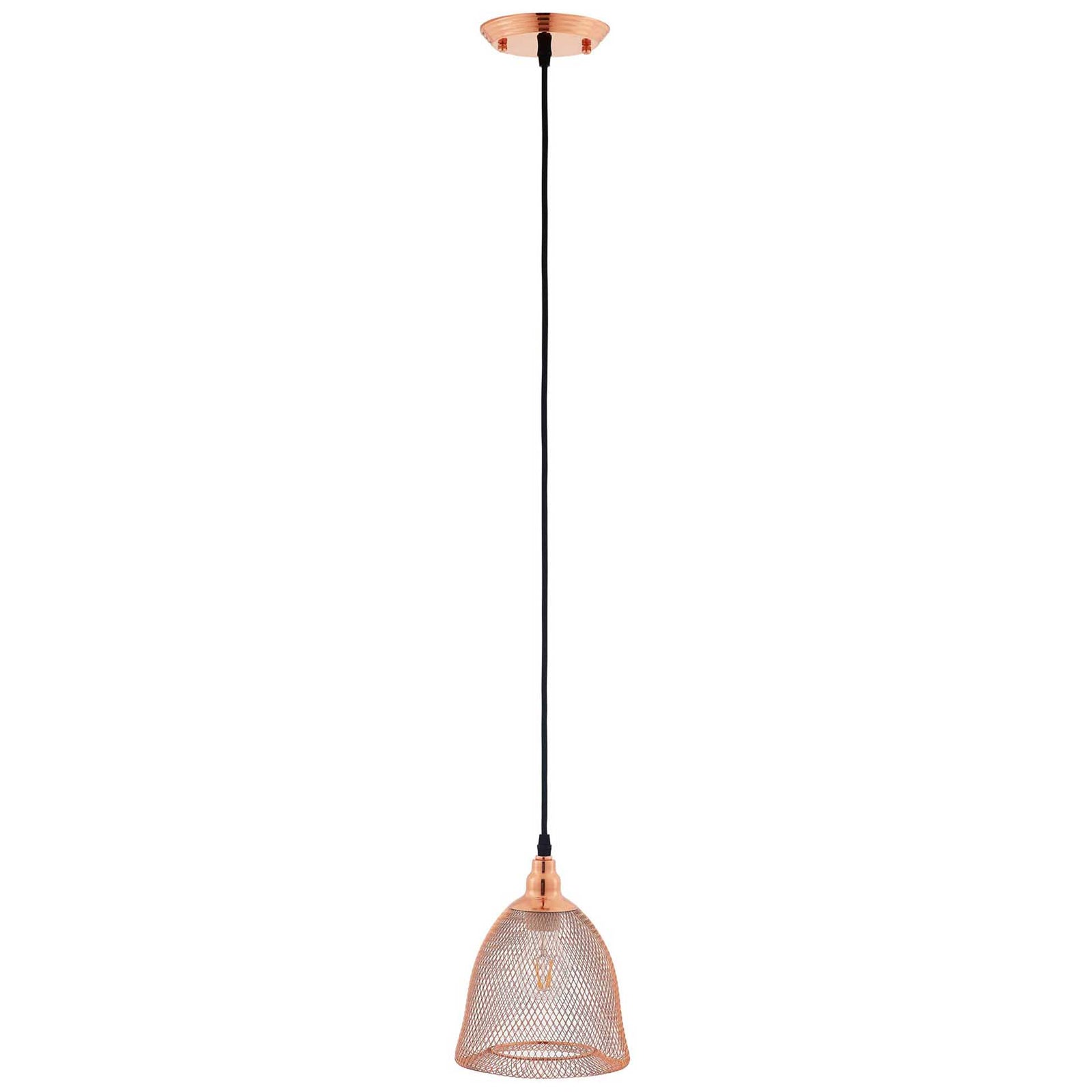 Gale Bell-Shaped Pendant Light Rose Gold