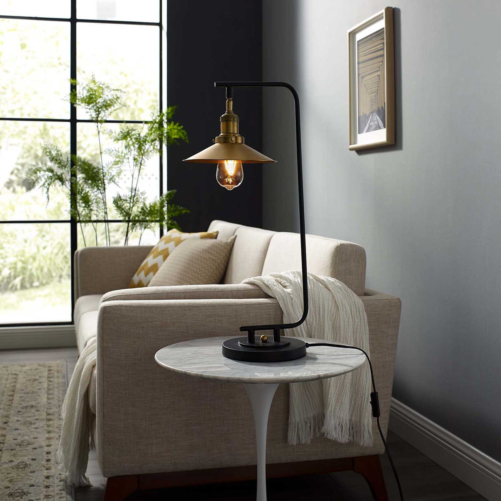 Anabelle Table Lamp Black/Gold