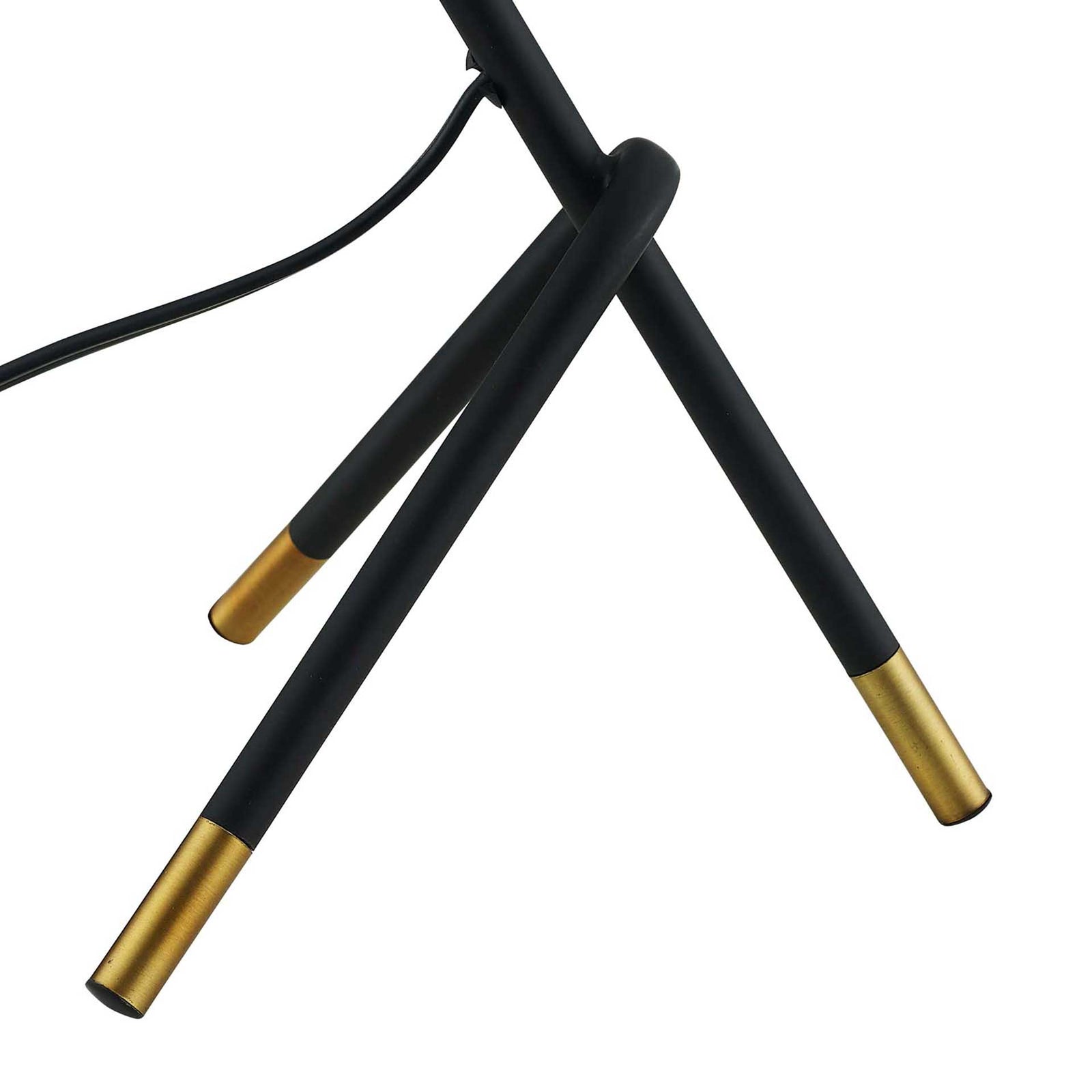 Abella Table Lamp Brass Gold/Black