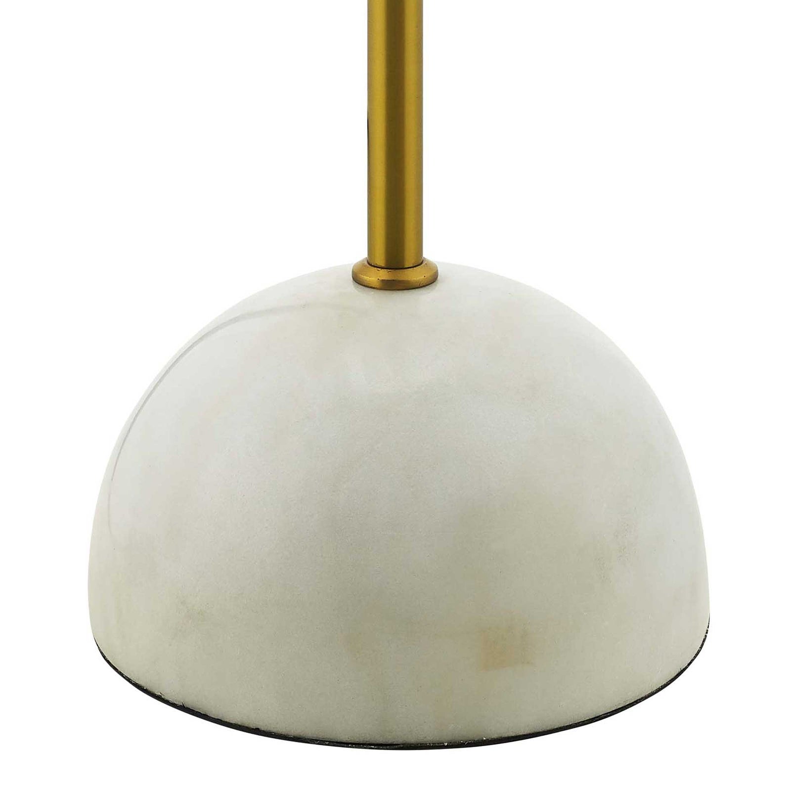 Carson Bronze and White Marble Floor Lamp Bronze/White