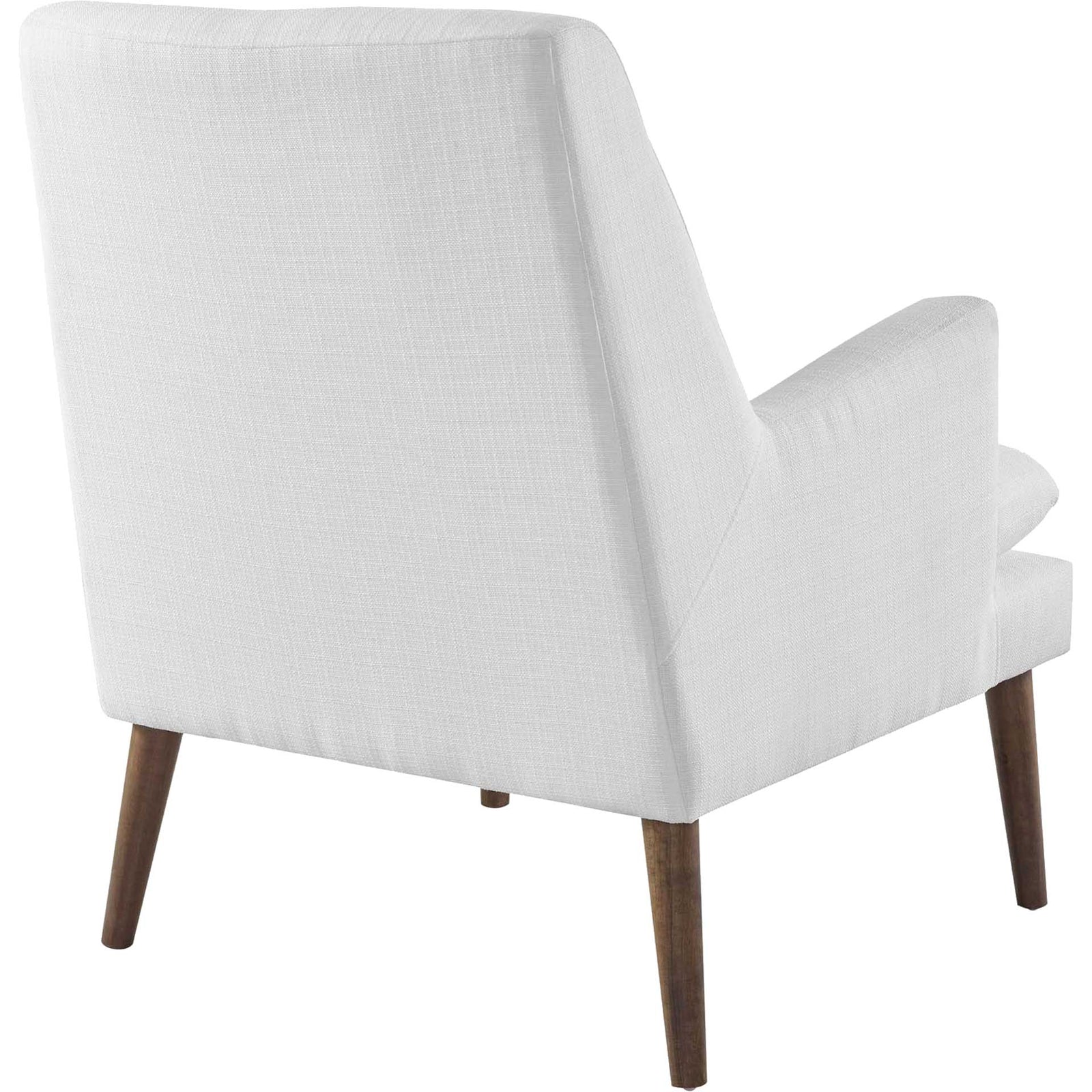 Lucas Upholstered Lounge Chair White