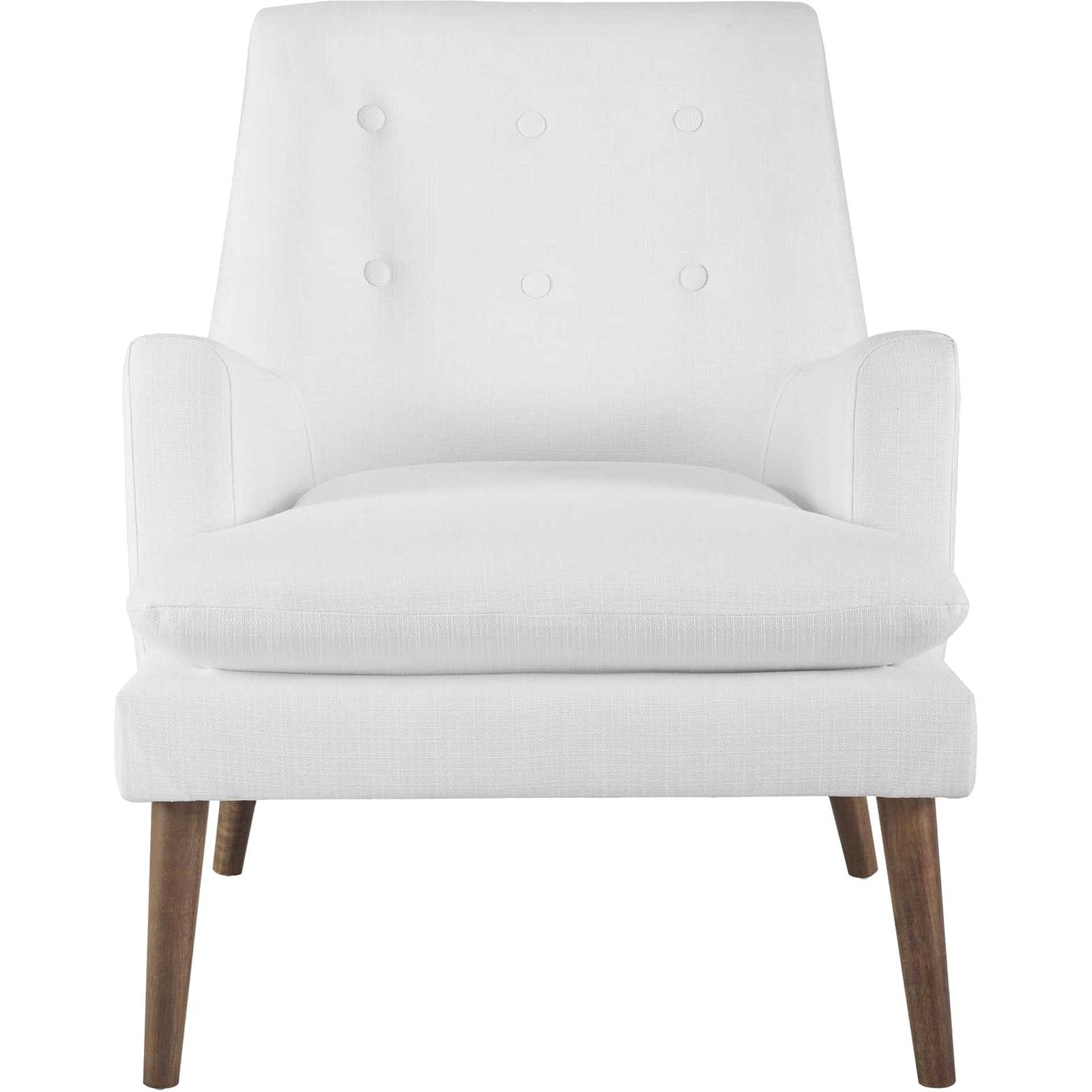 Lucas Upholstered Lounge Chair White