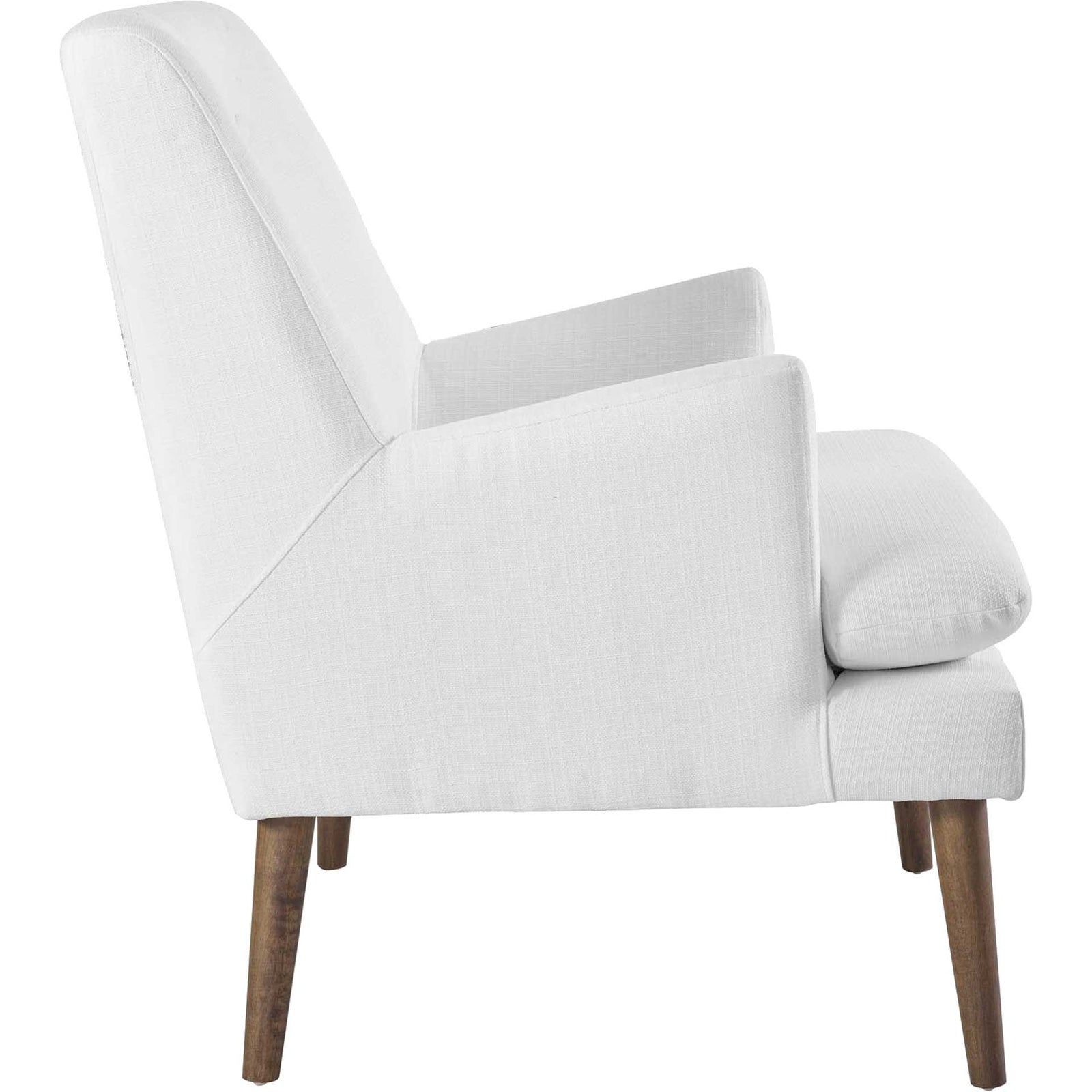 Lucas Upholstered Lounge Chair White