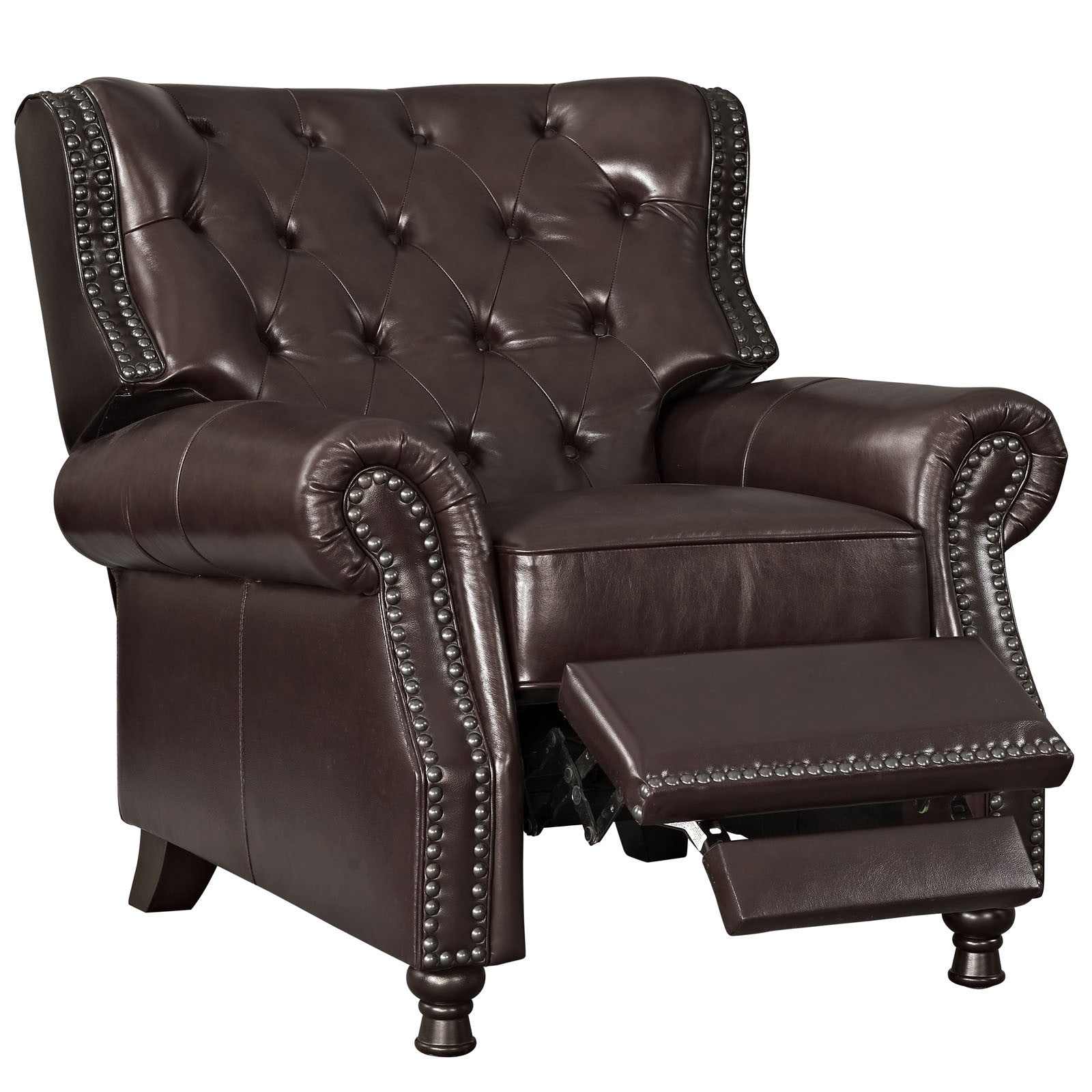 Coy Recliner Dark Brown