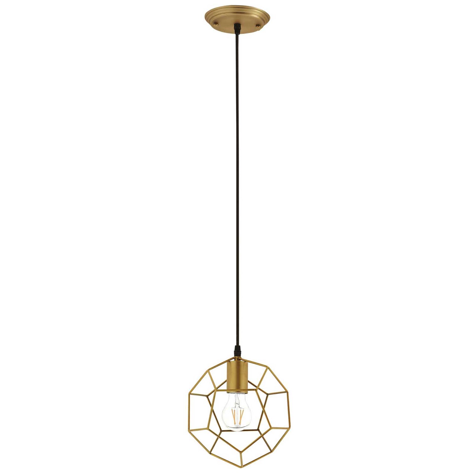 Pierce Metal Ceiling Fixture Gold