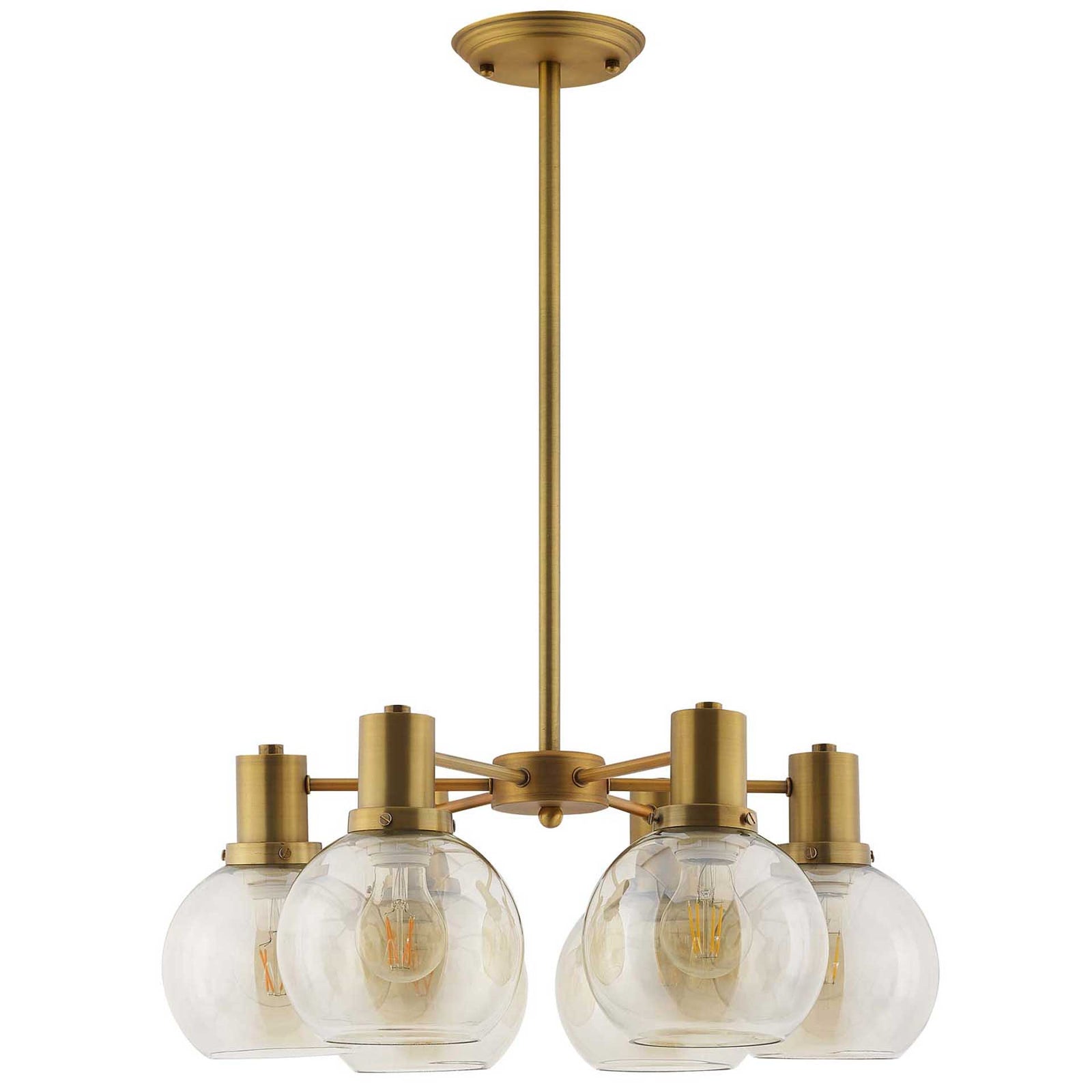 Randy Pendant Chandelier Brass Gold